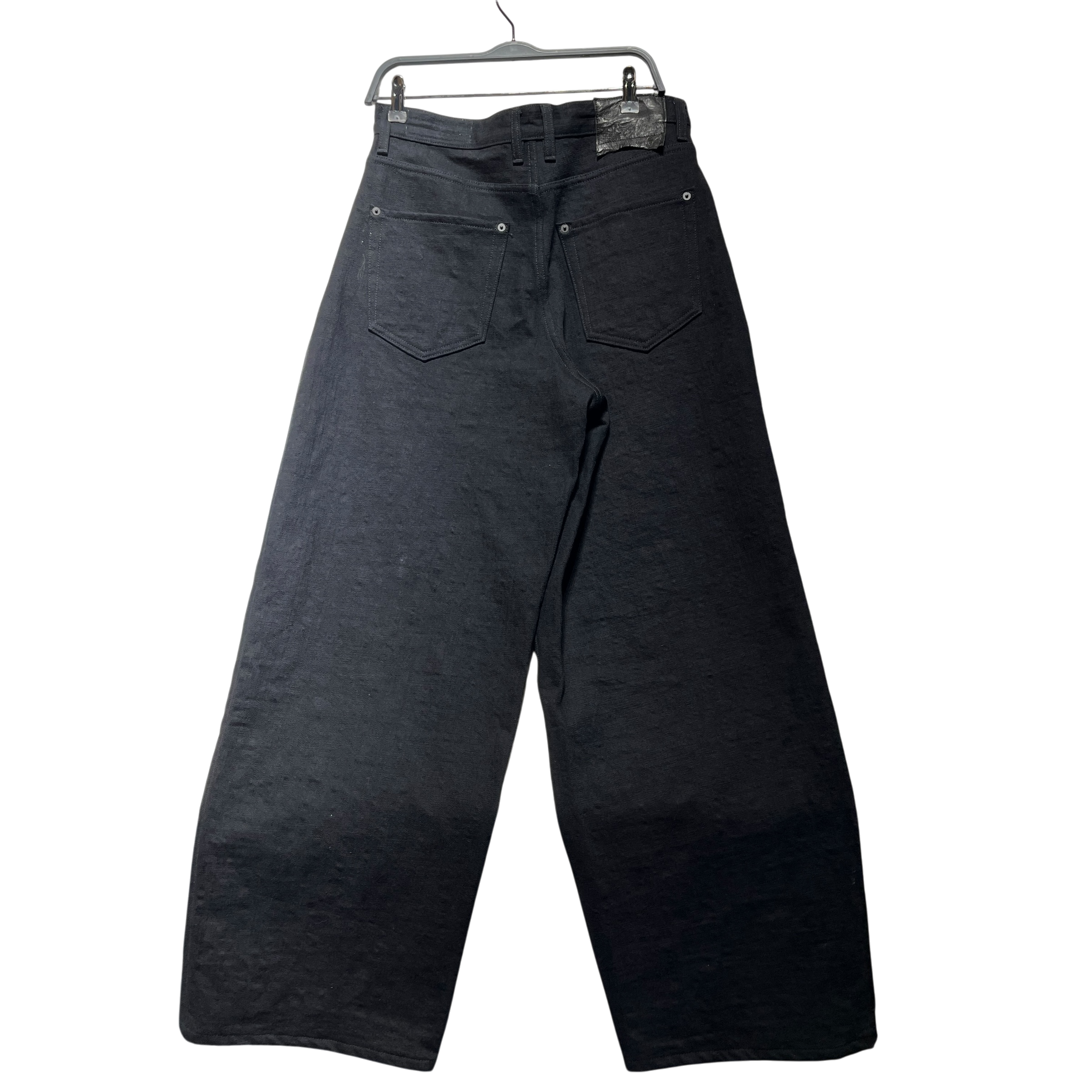 K-TWO STUDIOS/Straight Pants/M/Denim/BLK/18 oz slub view 2