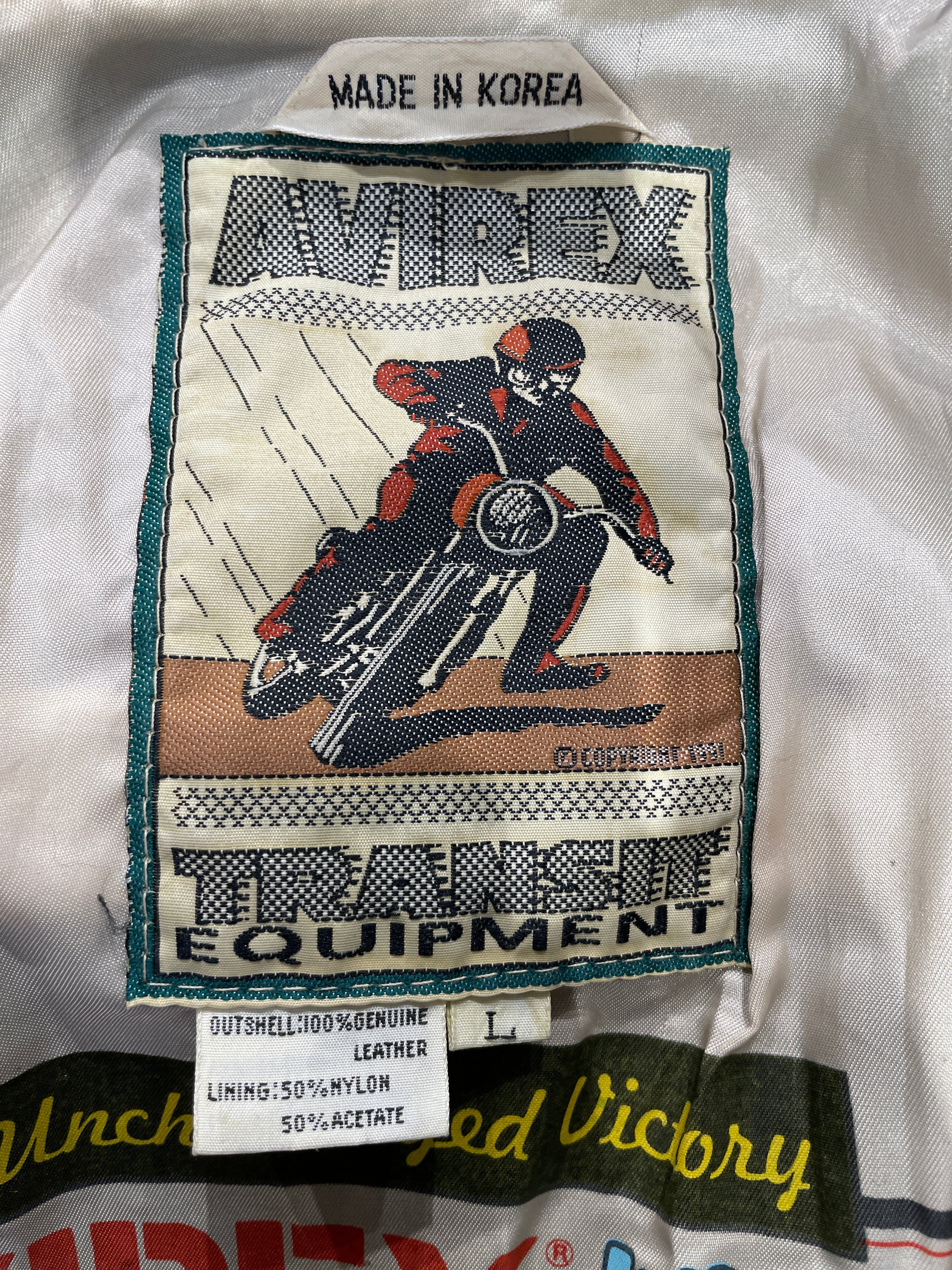 AVIREX/Leather Jkt/L/Leather/BLK/THREE JACKETS CUSTOM CYCLES view 3