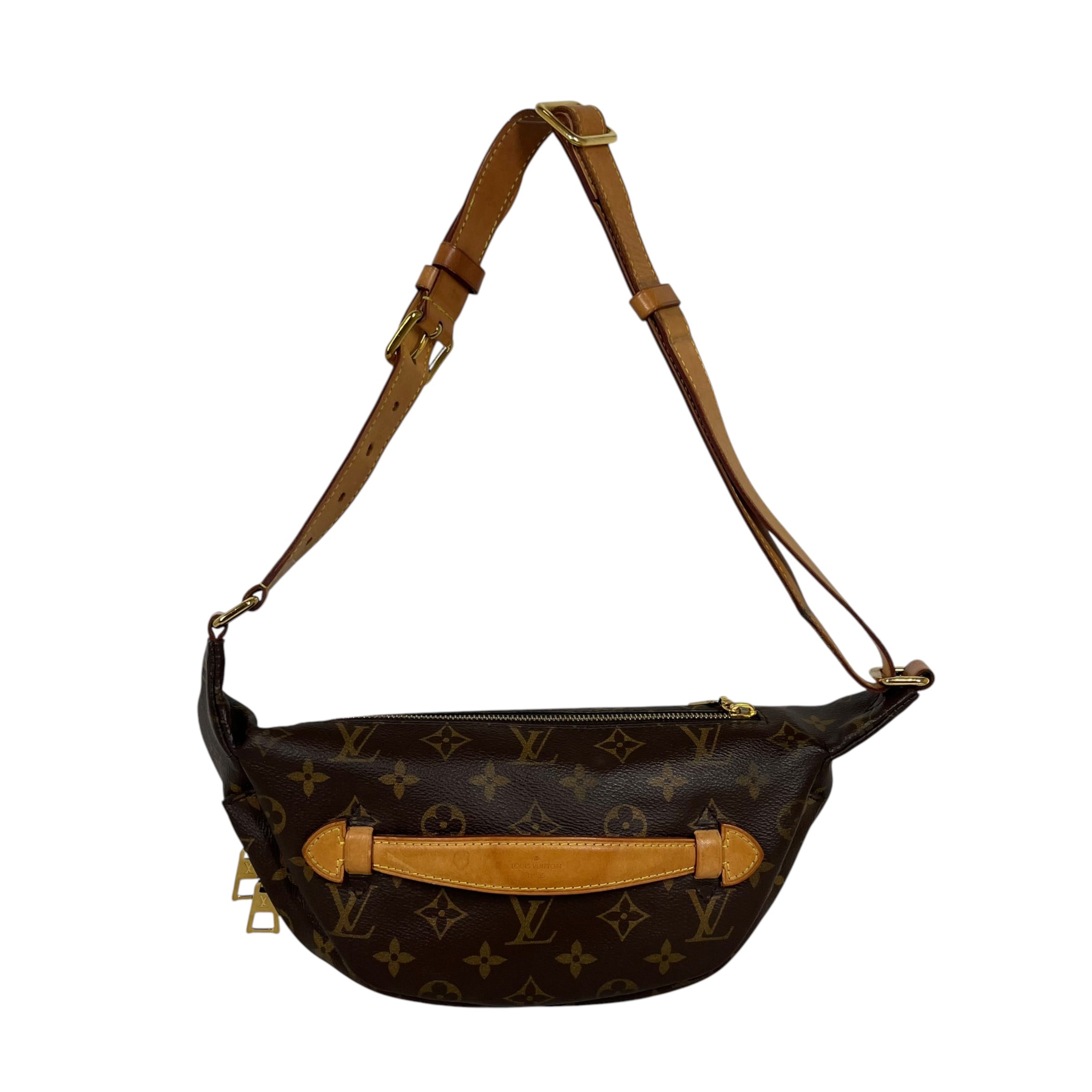 LOUIS VUITTON/Fanny Pack/Monogram/Leather/BRW/BUM BAG view 1