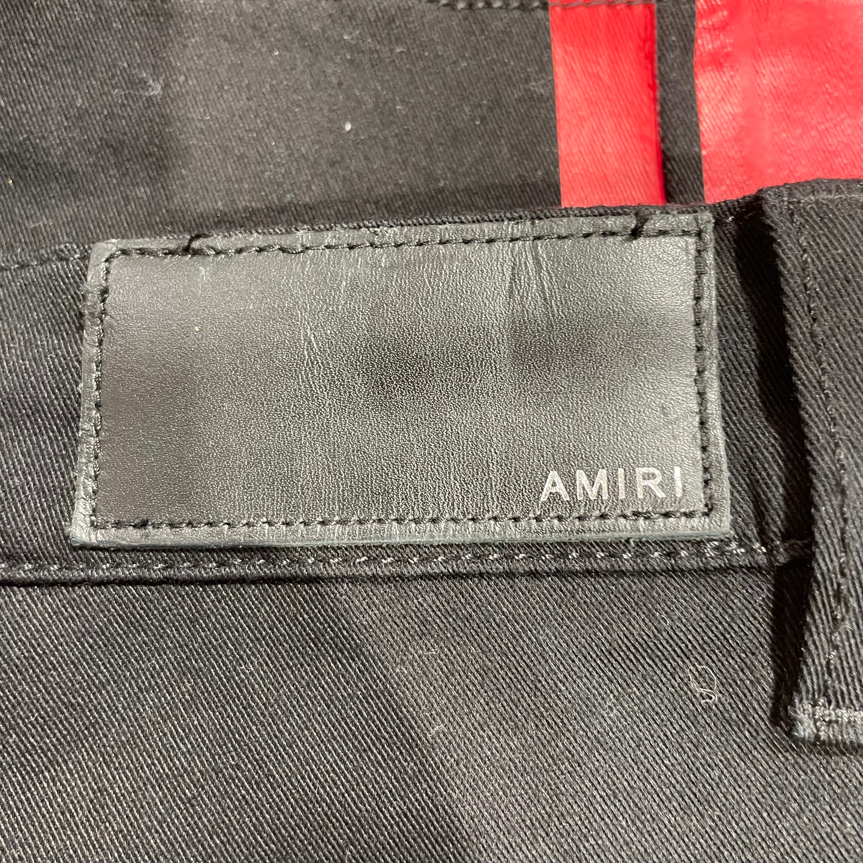 AMIRI/Cargo Pants/34/Denim/BLK/RED DETAILS AND DRAWSTRING view 4