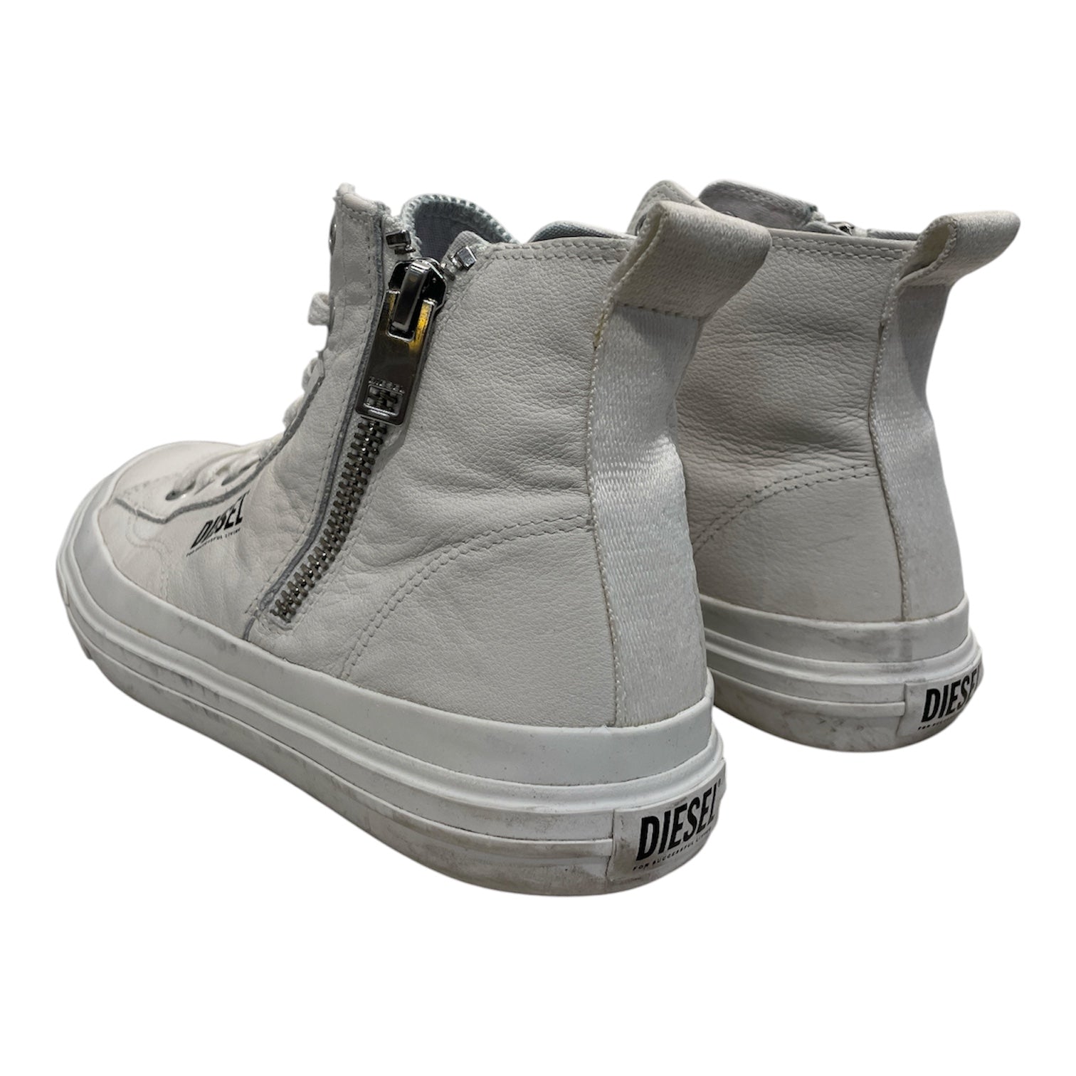 DIESEL/Hi-Sneakers/US 10.5/Leather/WHT/ view 2