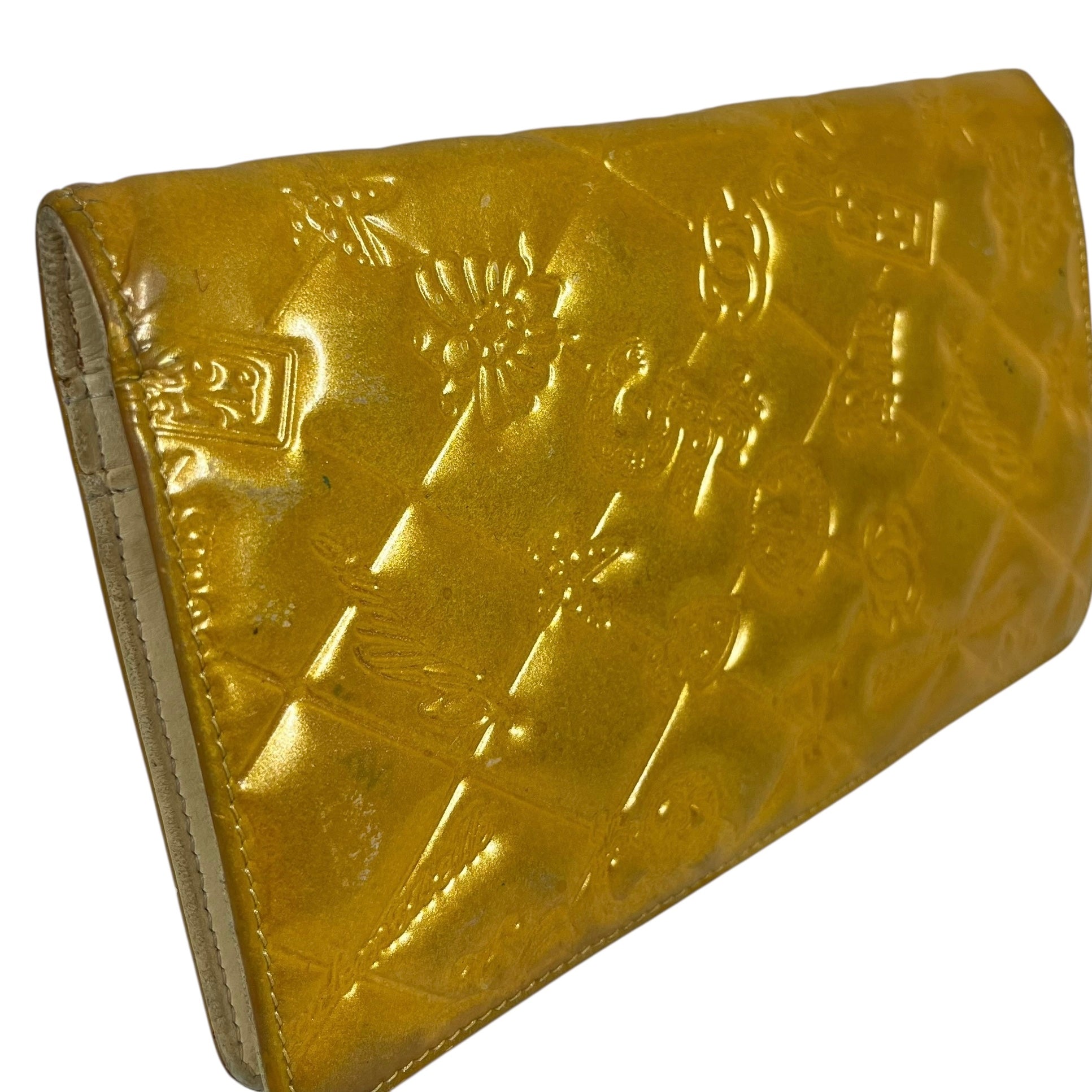 CHANEL/Long Wallet/Leather/GLD/2010s-2011 precious symbols view 6