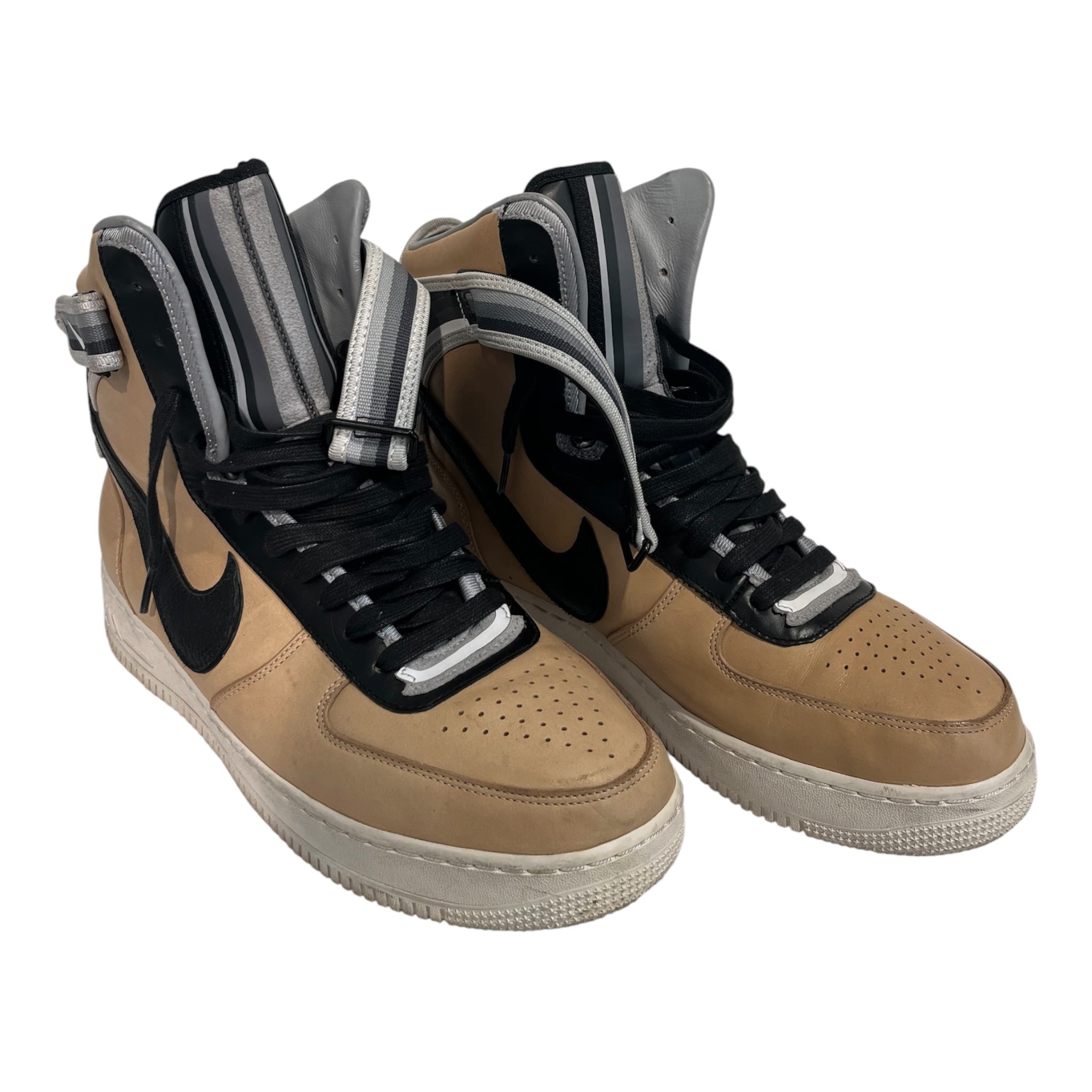NIKE/AIR FORCE ONE HI SP TISCI/Boots/US 12/Polyester/BEG/669919-200 view 1