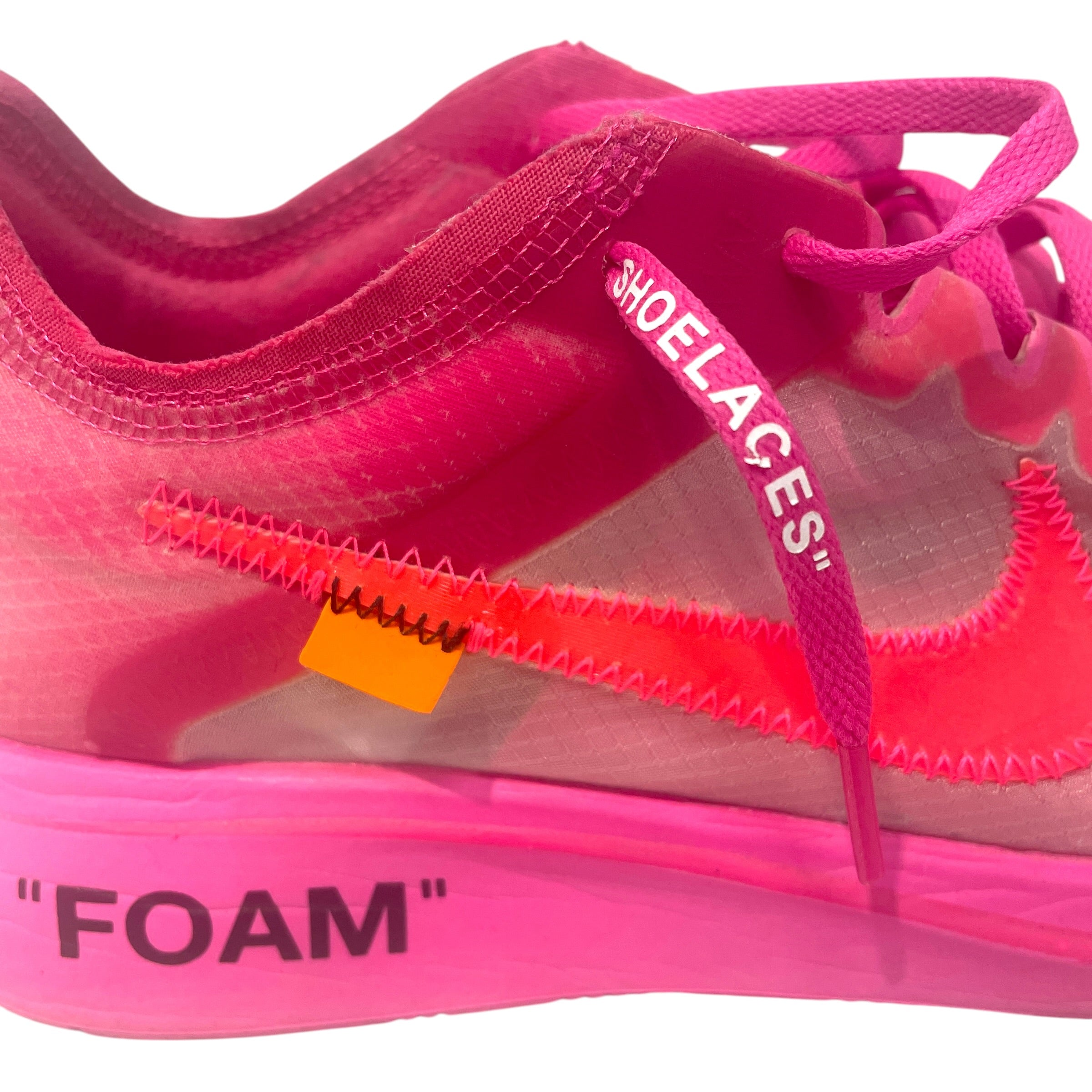 NIKE/OFF-WHITE/Low-Sneakers/US 9/PNK/Zoom Fly SP view 5