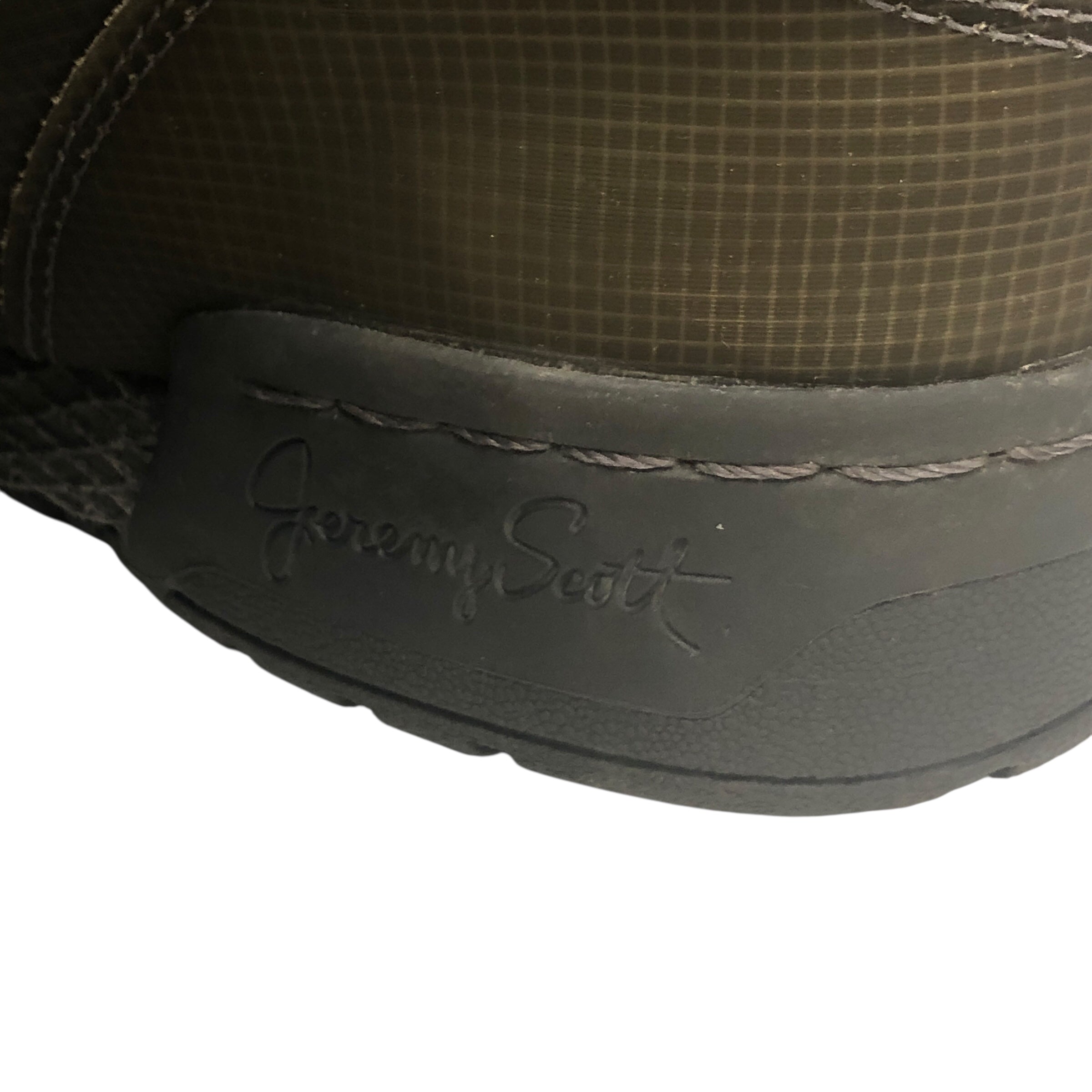 JEREMY SCOTT/adidas/Hi-Sneakers/US 8/Nylon/KHK/WINGS view 4