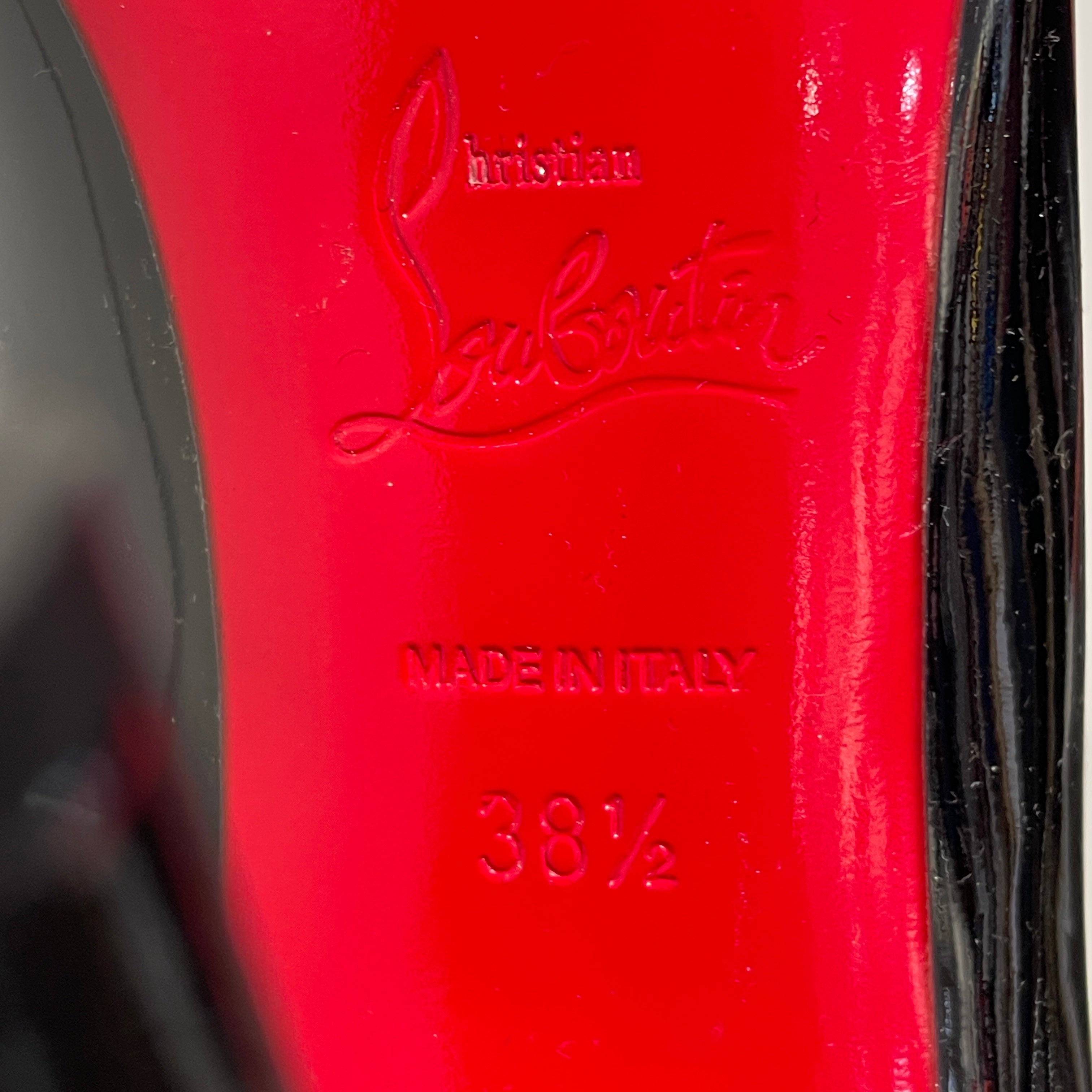 Christian Louboutin/Heels/EU 38.5/BLK/Fifi 100 view 5