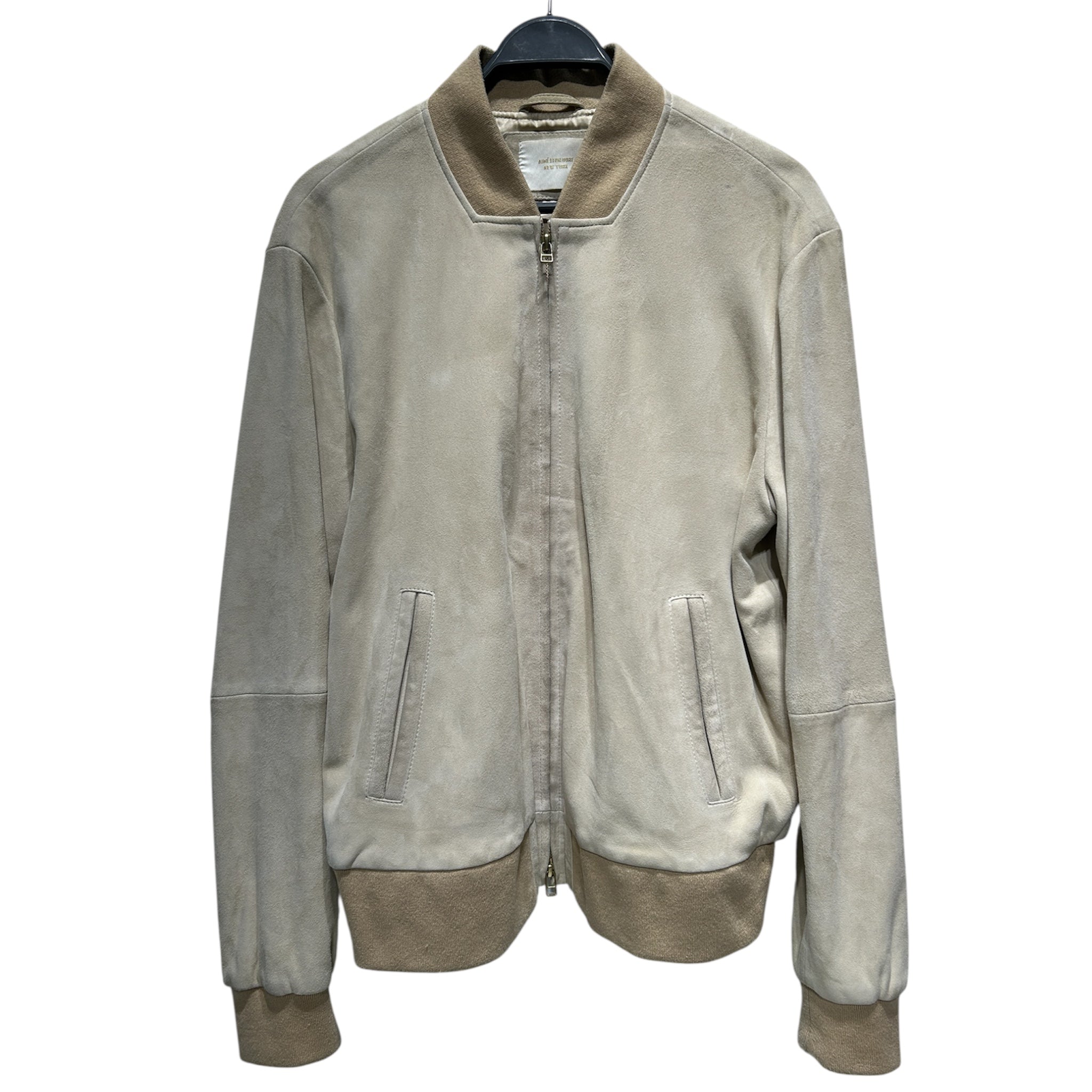 AIME LEON DORE/Jacket/L/Suede/BEG/zip up suede jacket view 1