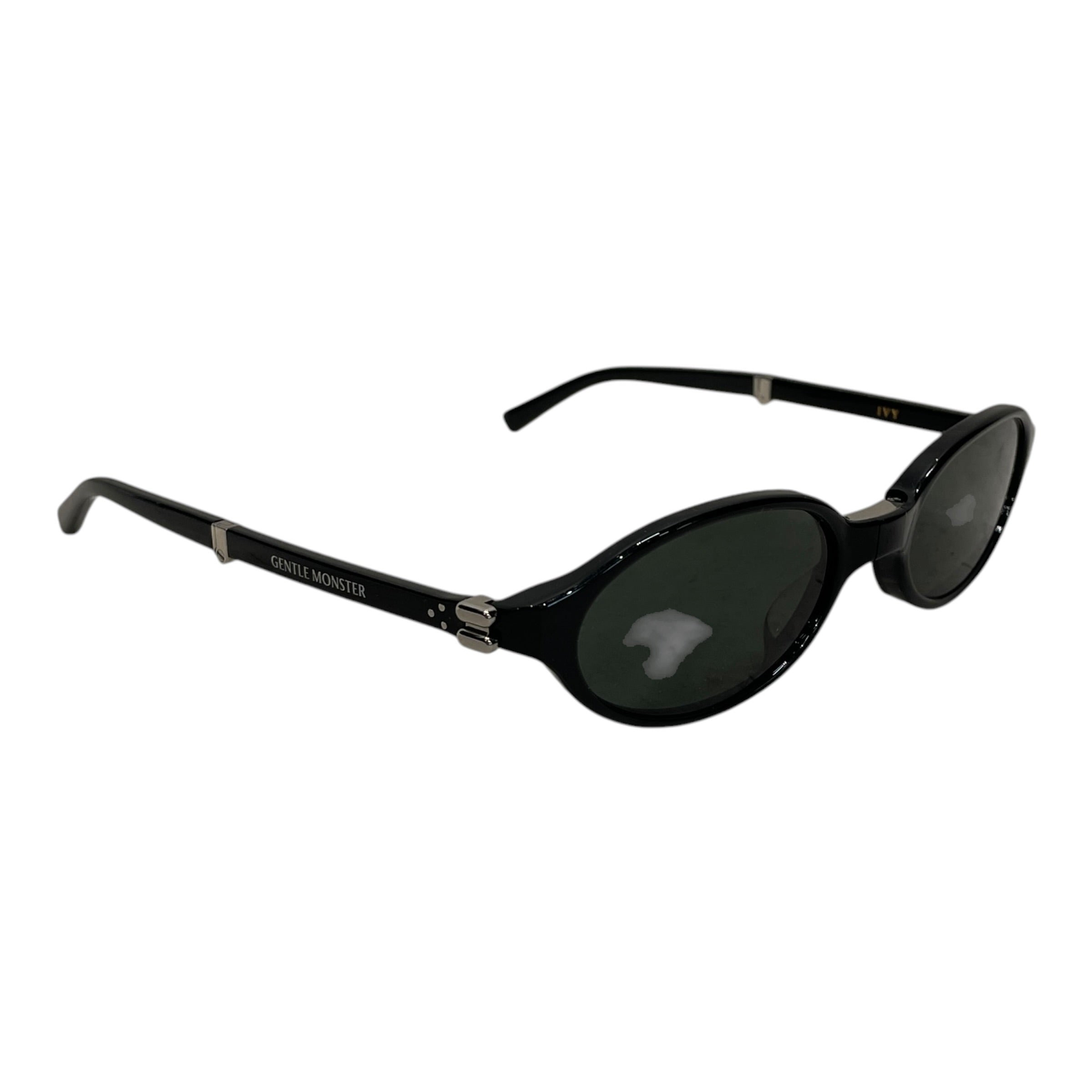 GENTLE MONSTER/Sunglasses/Celluloid/BLK/IVY SMALL OVAL view 2