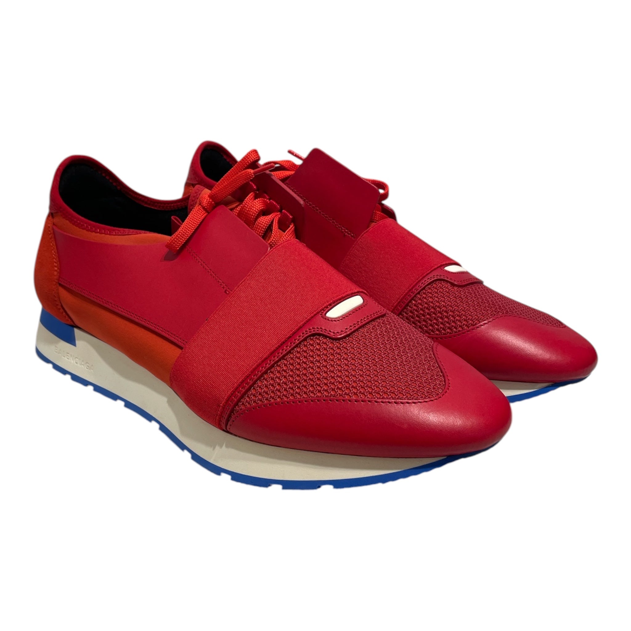 BALENCIAGA/Low-Sneakers/EU 45/RED/Race Runner Sneaker view 1
