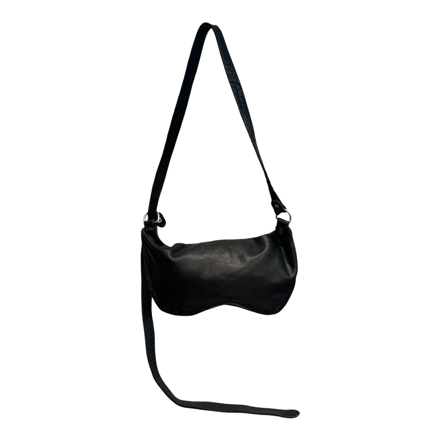 GUIDI/Fanny Pack/Leather/BLK/ADJUSTABLE STRAP view 2