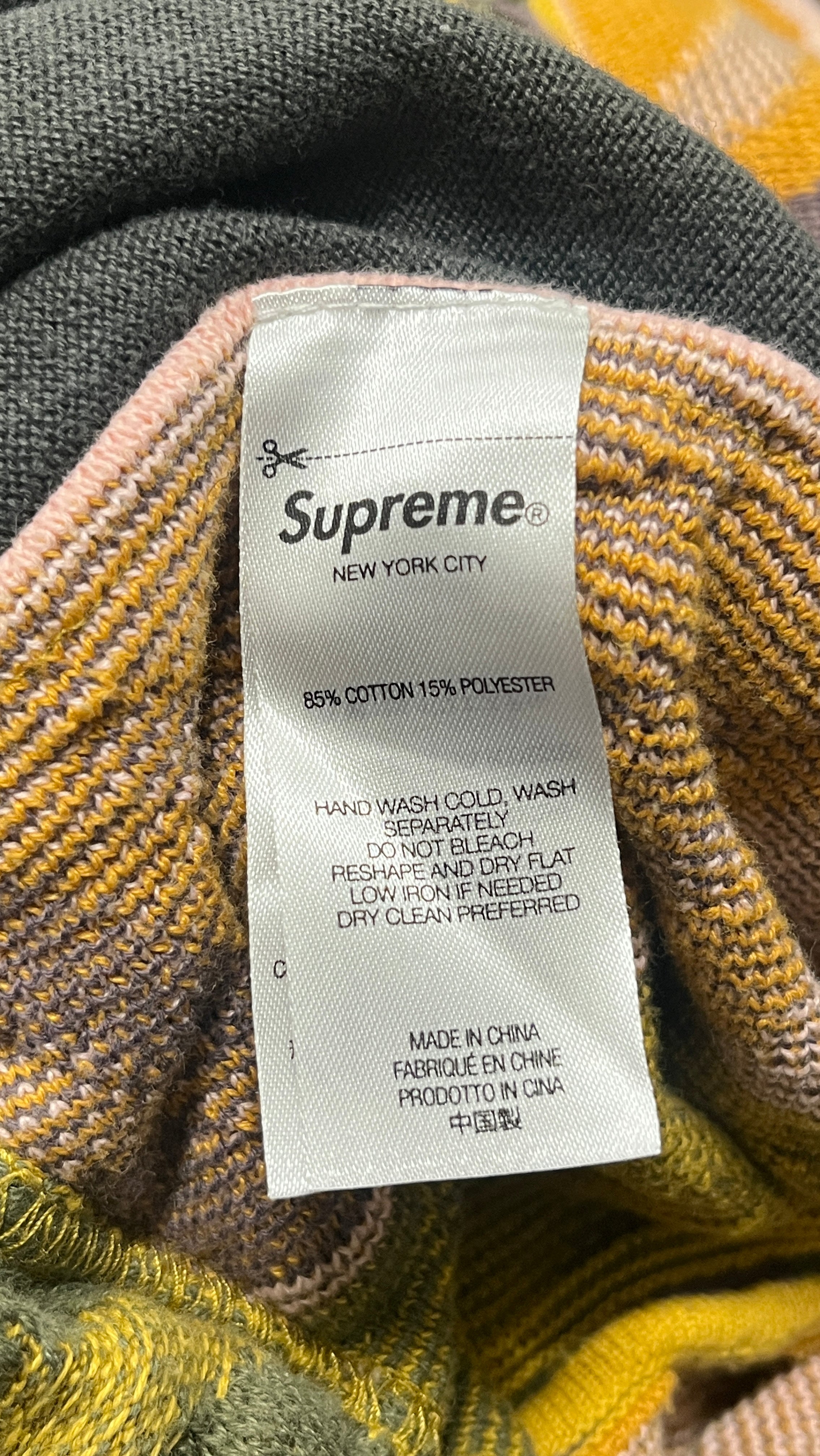Supreme/Shorts/XL/Cotton/YEL/All Over Print/COOGI STYLE KNIT SHORT view 4