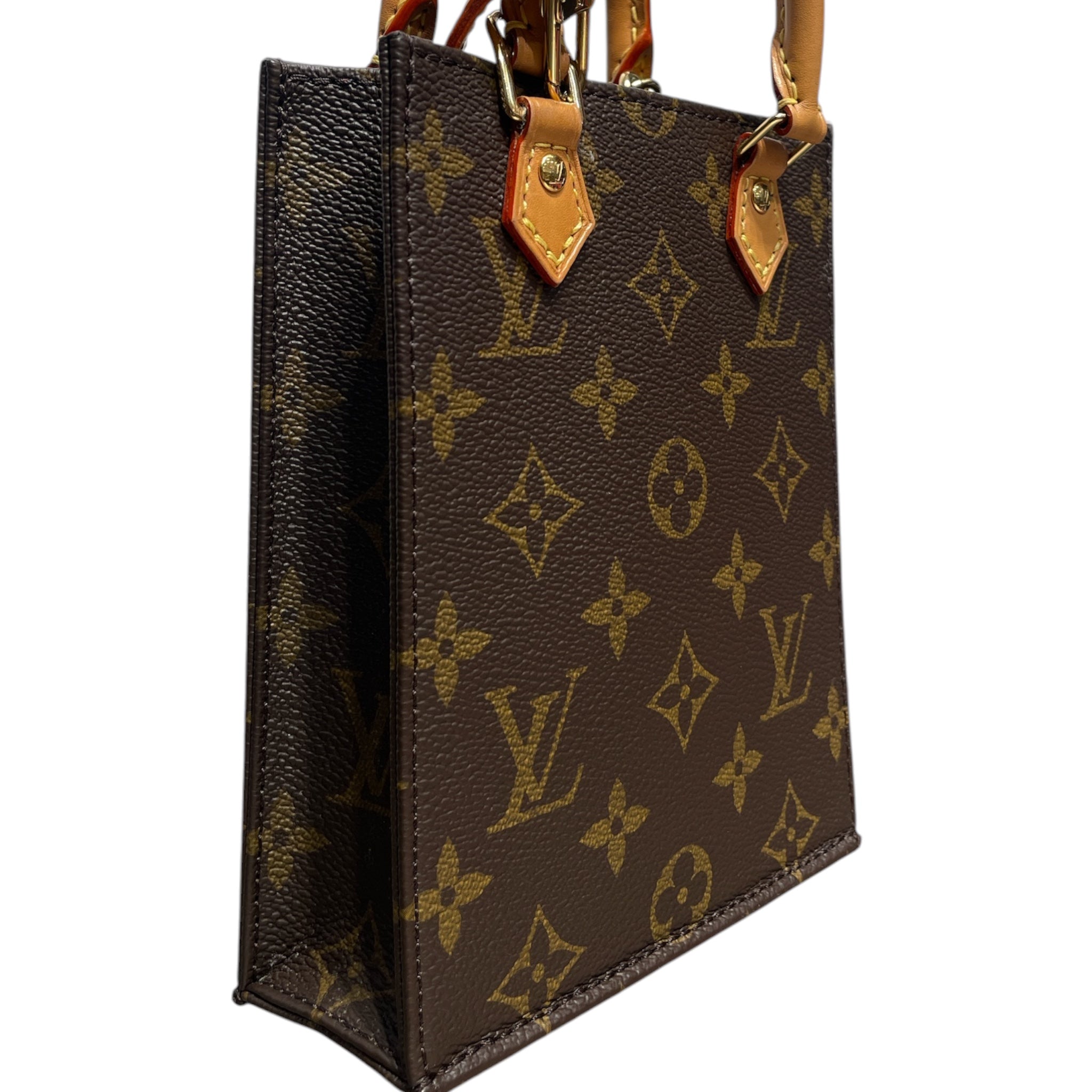 LOUIS VUITTON/Cross Body Bag/Monogram/BRW/PETIT SAC PLAT CROSSBODY view 6