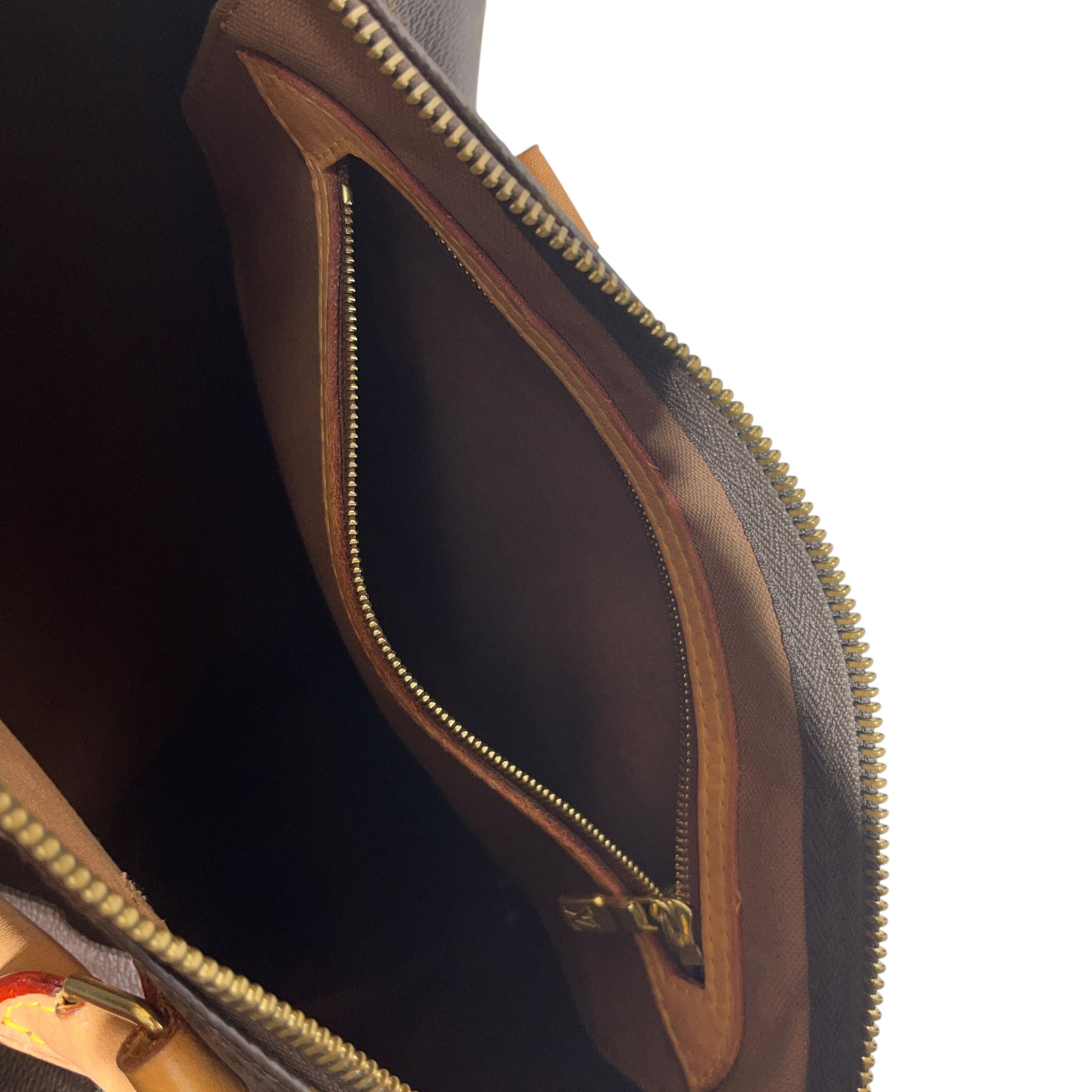 LOUIS VUITTON/Hand Bag/Monogram/Leather/BRW/SPEEDY (W BOX) view 5