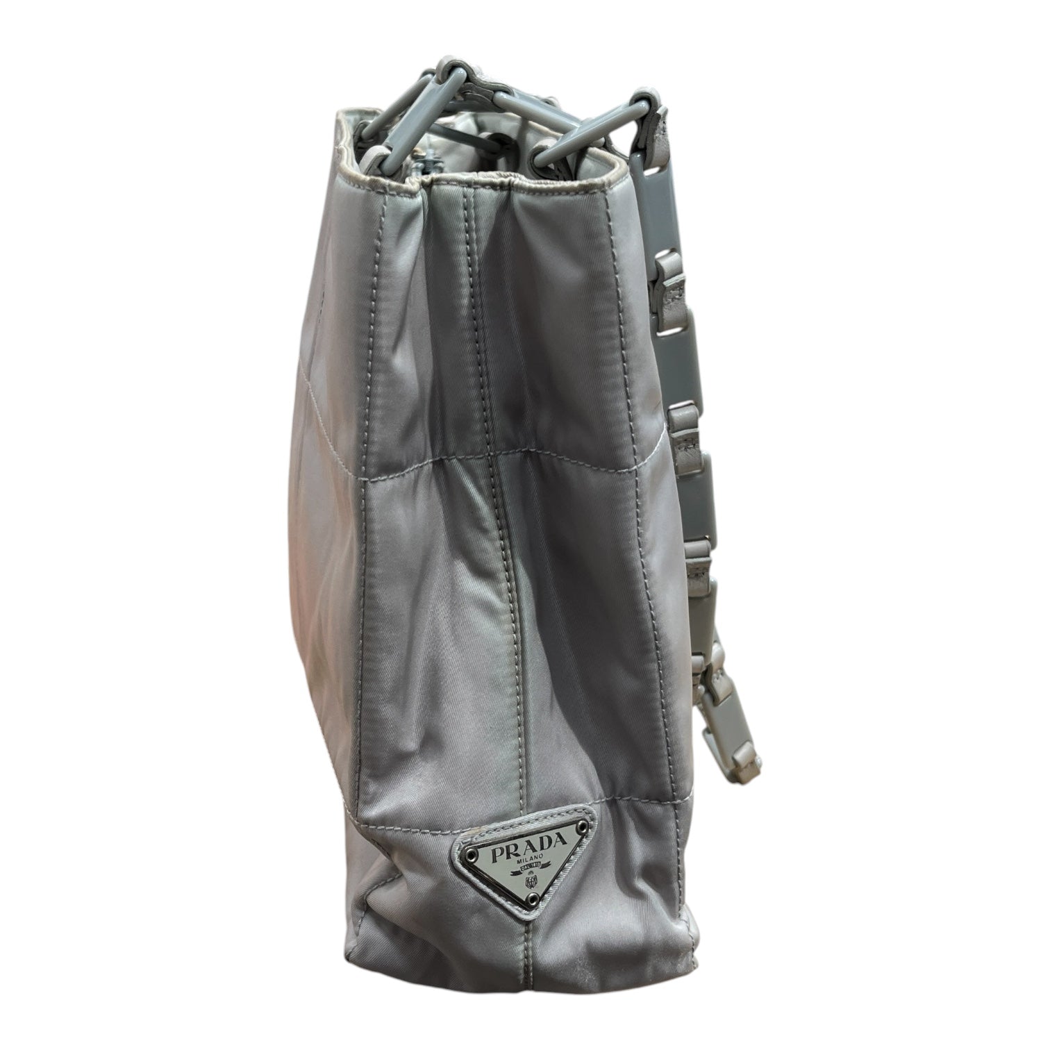 PRADA/Hand Bag/Nylon/CRM/CHAIN view 3