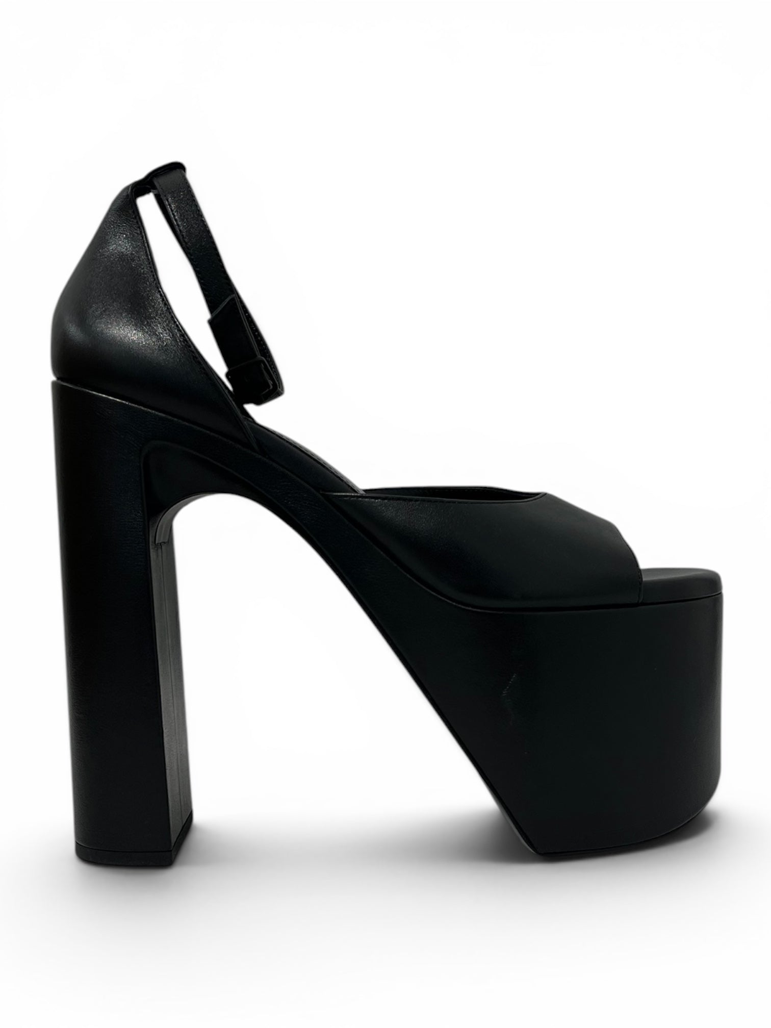 BALENCIAGA/Heels/EU 40/Leather/BLK/PLATFORM HEELS BRAND NEW view 4