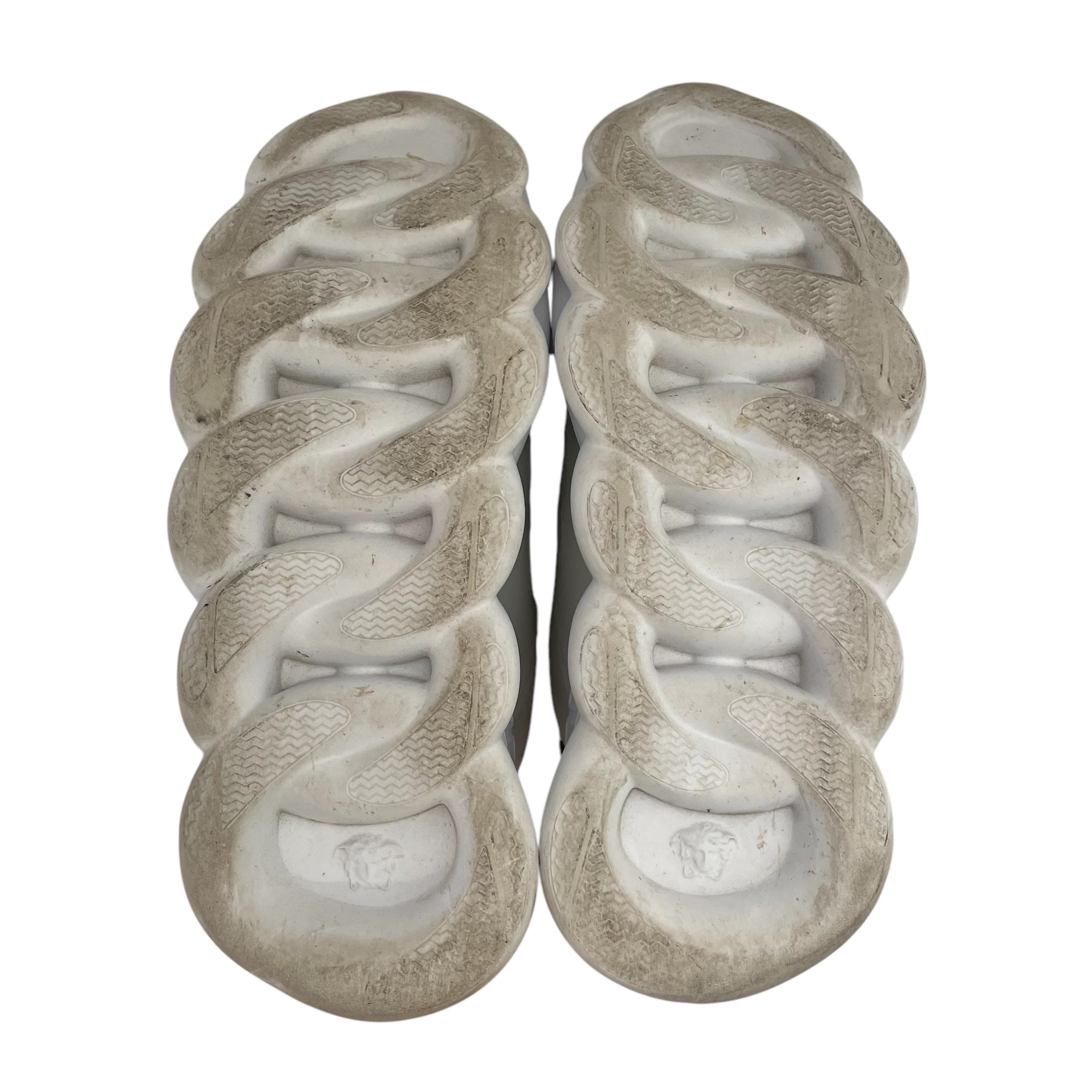 VERSACE/Low-Sneakers/US 9/Border/MLT/Chain Reaction Sneaker Wht/Blu view 4