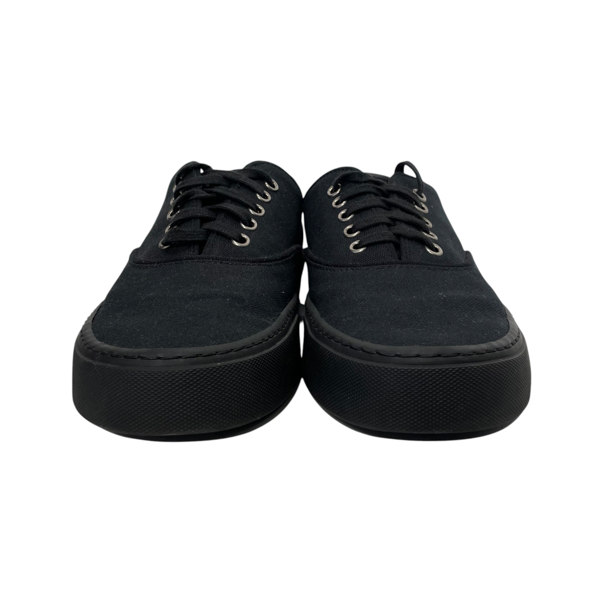 SAINT LAURENT/Low-Sneakers/EU 42.5/Cotton/BLK/VENICE LOW TOP view 3