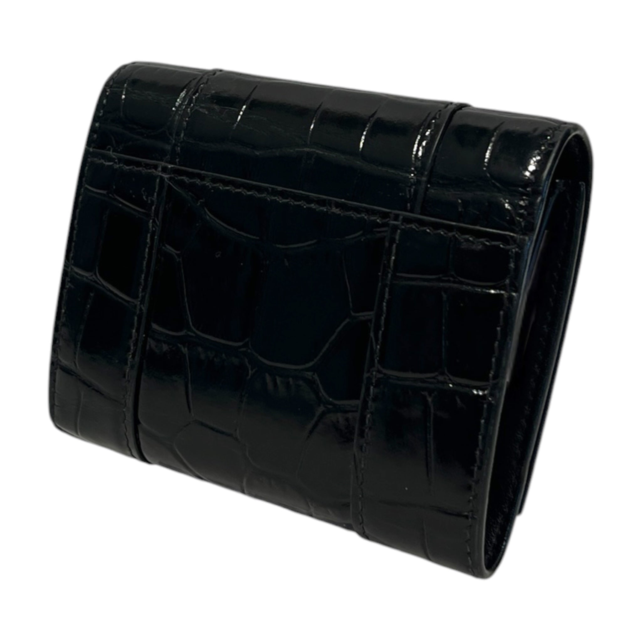 BALENCIAGA/Trifold Wallet/Leather/BLK/L's/63433 4 1000 hour glass view 2
