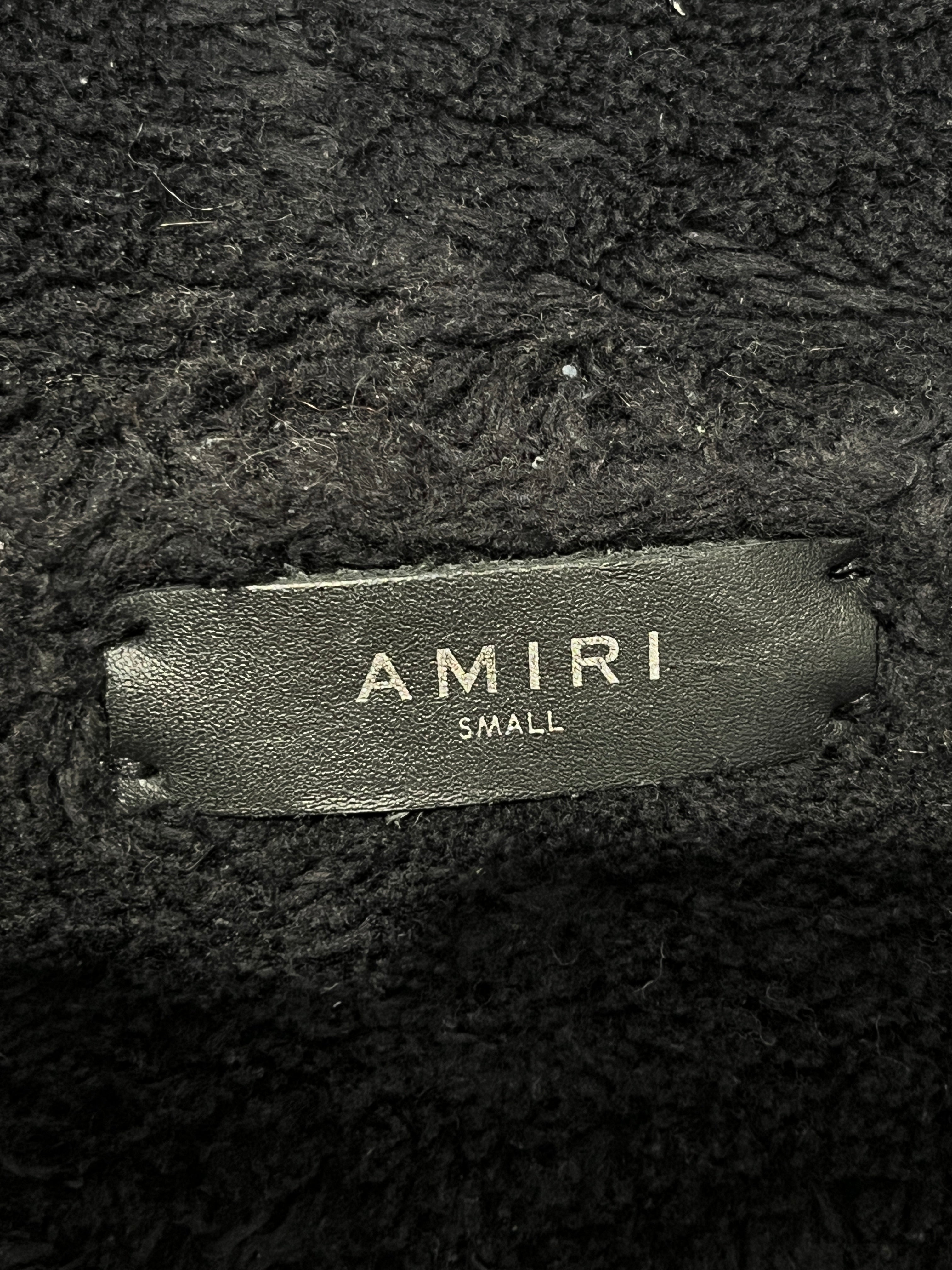 AMIRI/Fleece Jkt/S/Cashmere/BLK/FUR FLEECE JACKET view 3