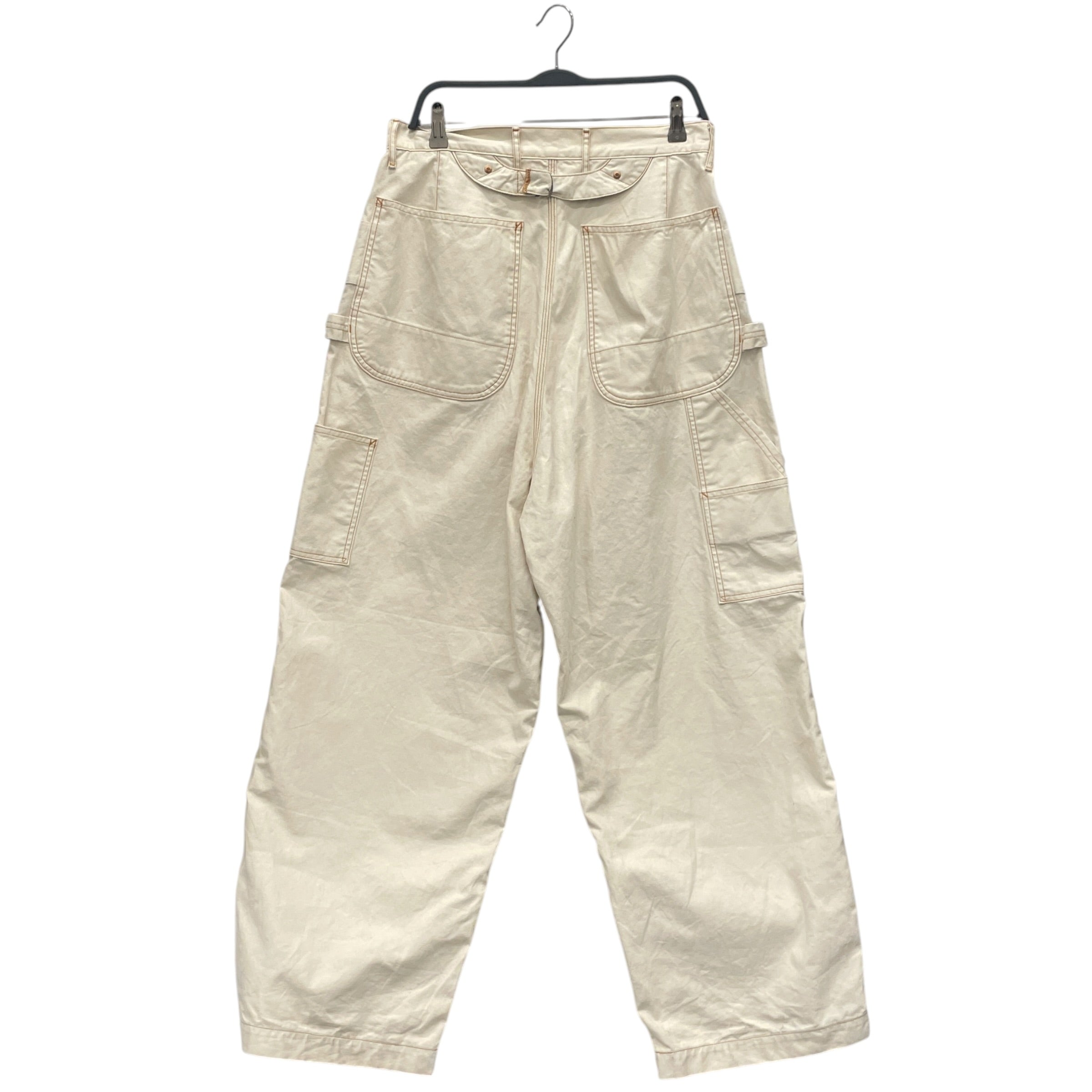 KAPITAL/Pants/4/Cotton/CRM/WIDE LEG CANVAS/ZIP FLY FRNT view 2