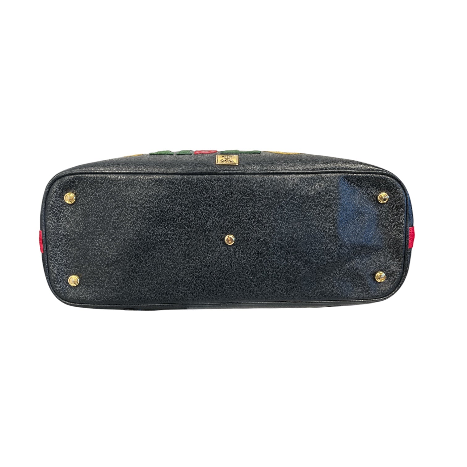 MOSCHINO/Tote Bag/Leather/BLK/ART IS LOVE 90'S BAG view 4