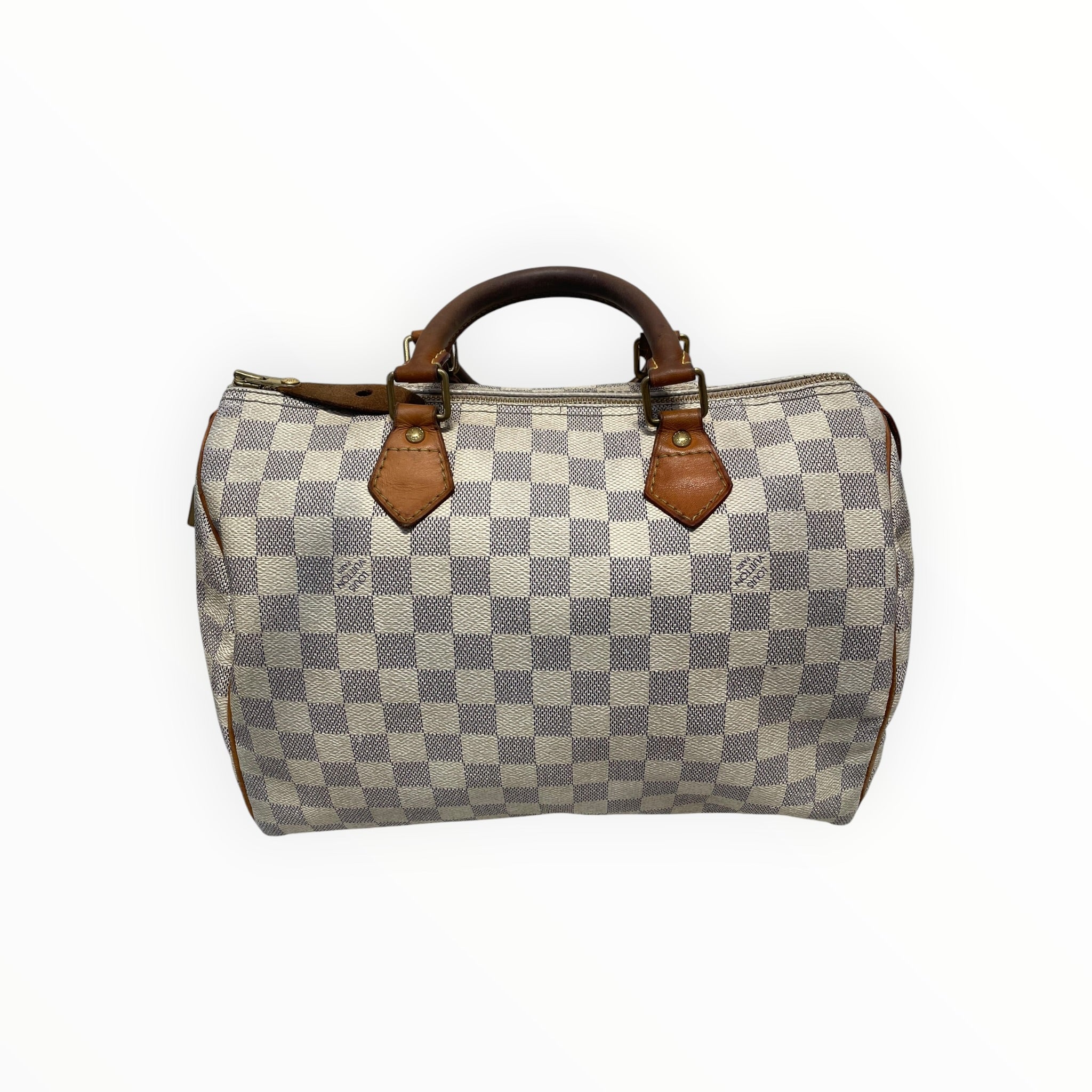 LOUIS VUITTON/Clutch Bag/Monogram/Leather/WHT/speedy 25 view 2