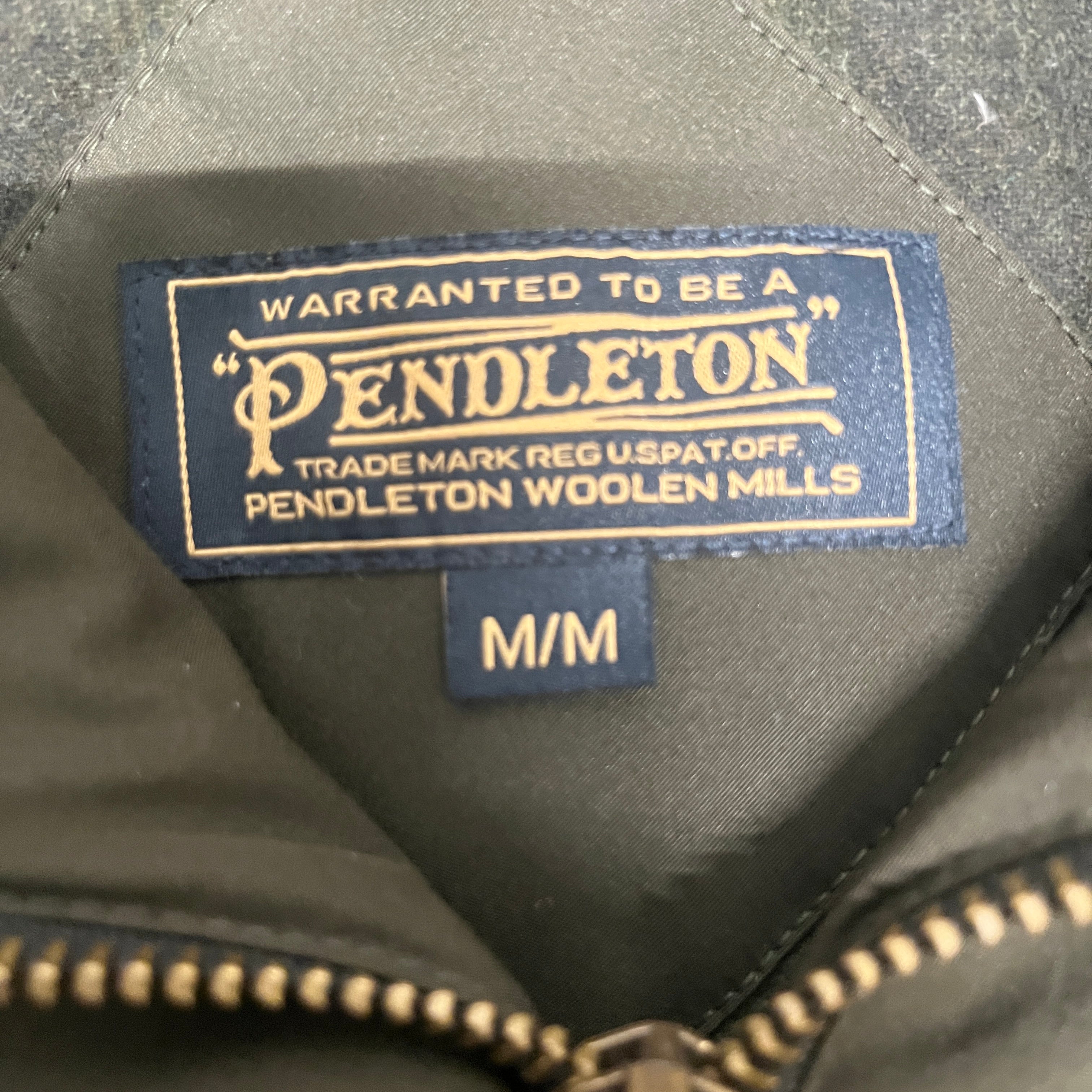 PENDLETON/Mod Parka/M/Polyester/GRN/FUR LINED HOOD view 3