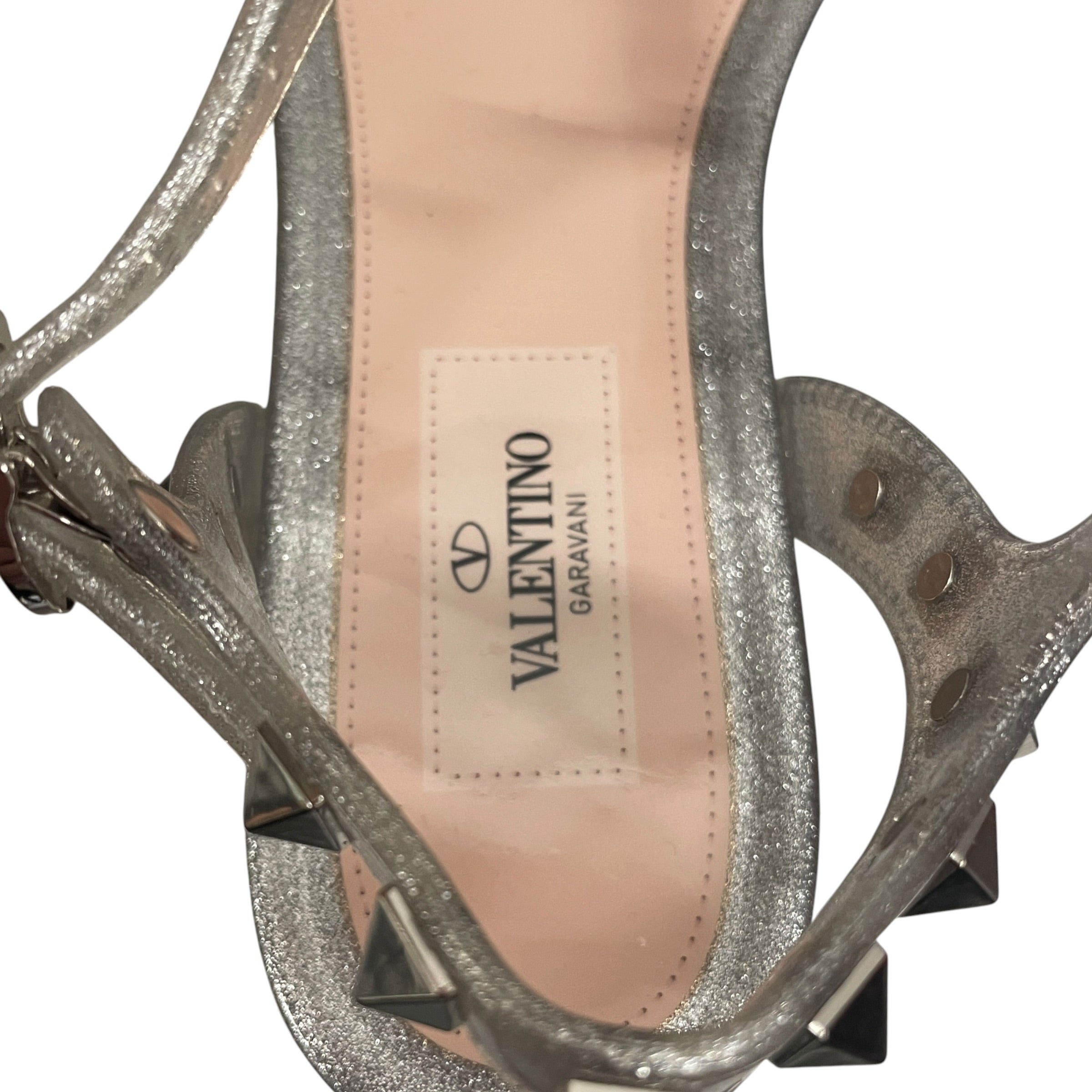 VALENTINO/Sandals/EU 36/SLV/ROCKSTUD JELLY view 3