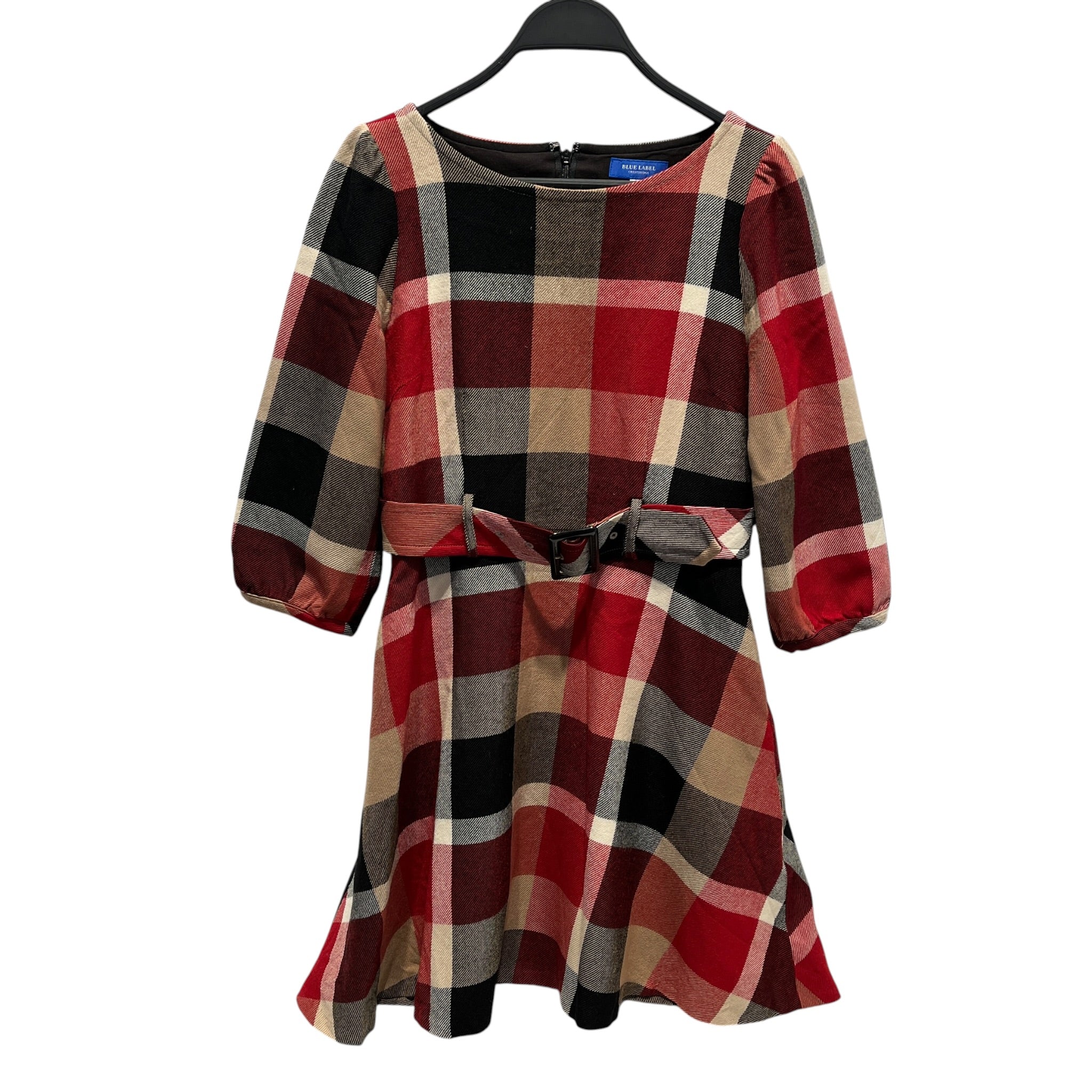 BLUE LABEL CRESTBRIDGE/Dress/M/Plaid/Cotton/MLT/RED PLAID CHECKER view 1