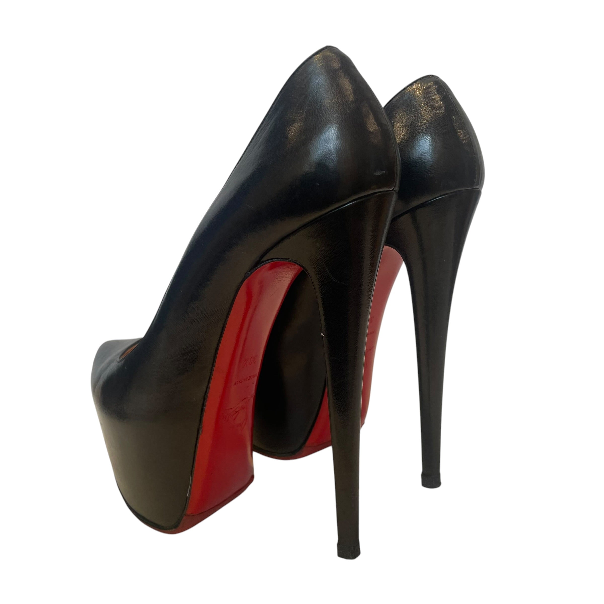 Christian Louboutin/Heels/EU 39.5/Leather/BLK/ view 2