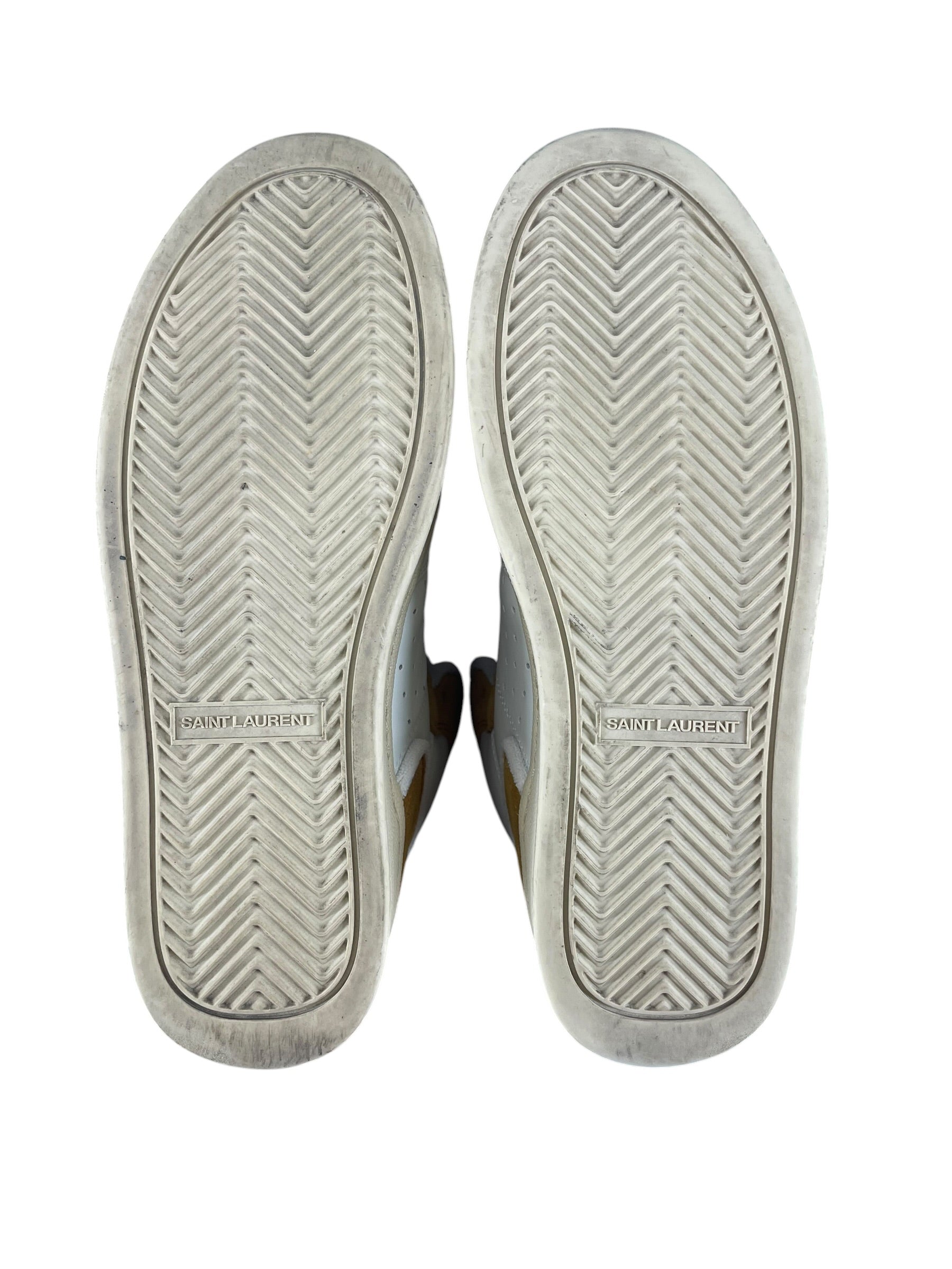SAINT LAURENT/Hi-Sneakers/EU 40/Leather/WHT/SL/80 SNEAKER - 757358 view 6