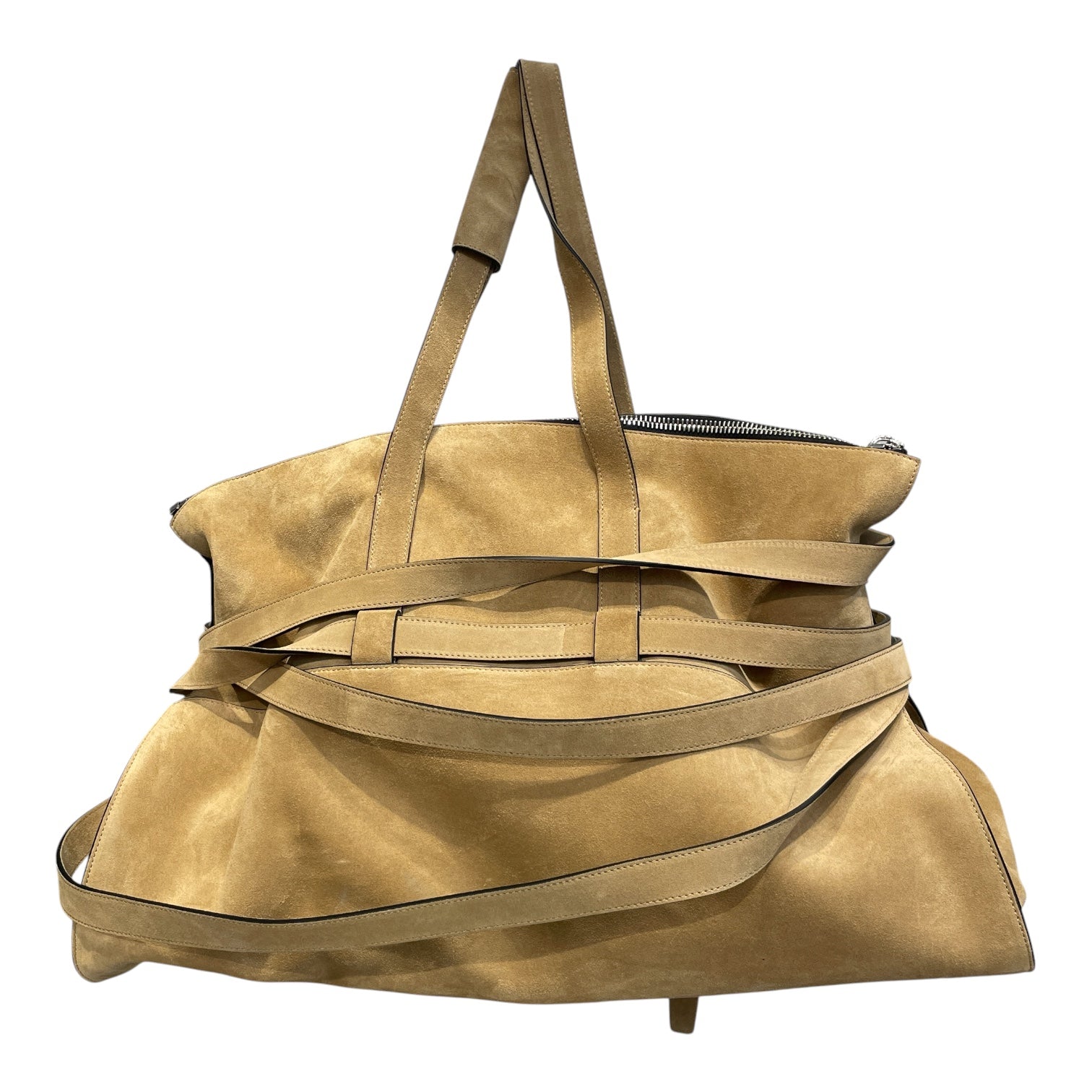 MOSCHINO/Boston Bag/Suede/CML/tie me boston bag view 2