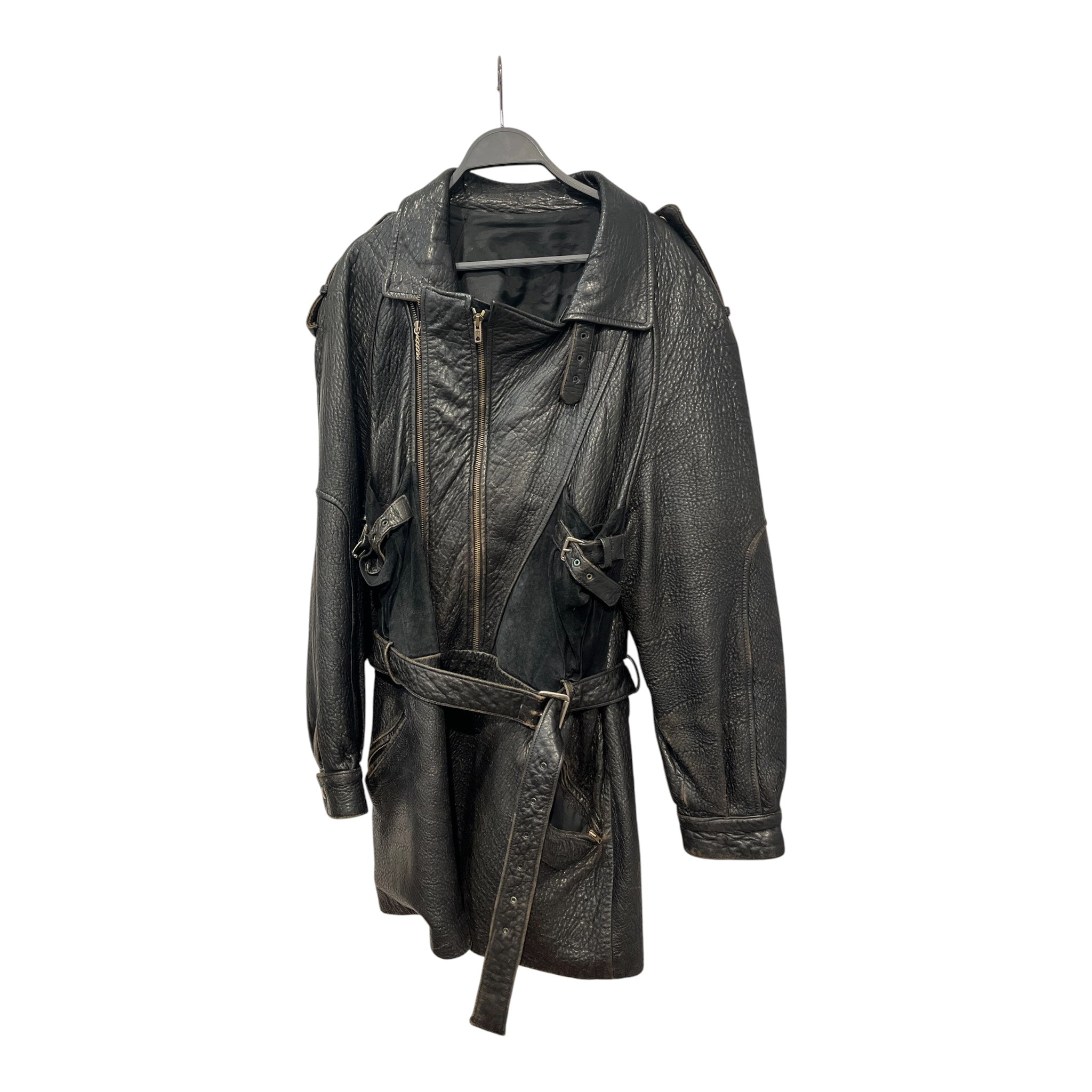 Vintage/Leather Jkt/Leather/BLK/LEATHER WITH SUEDE POCKETS view 1