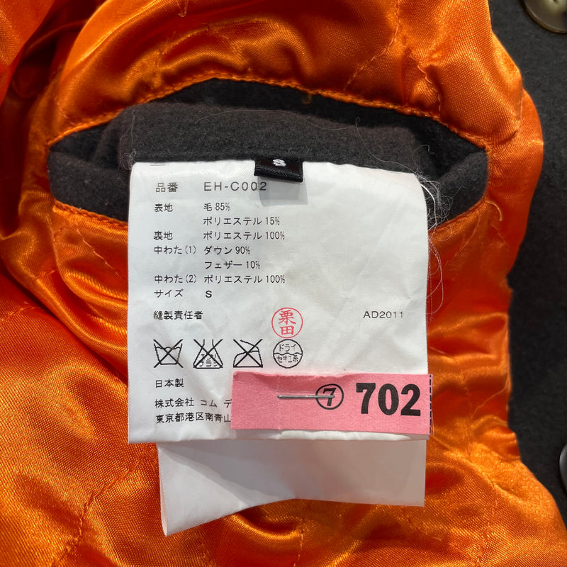 COMME des GARCONS/Coat/S/Wool/GRY/