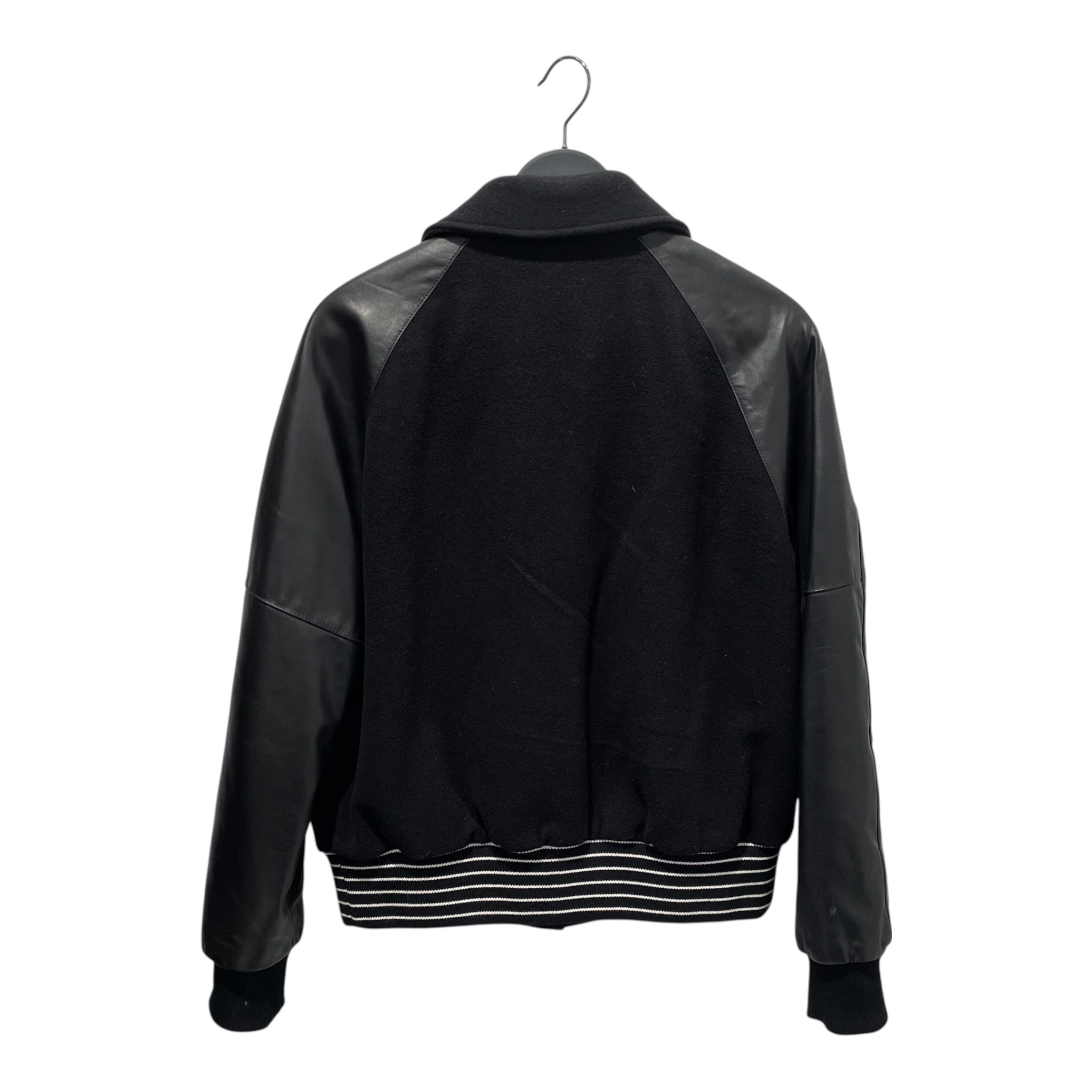 Acne Studios/Jacket/48/BLK/leather sleeve view 2