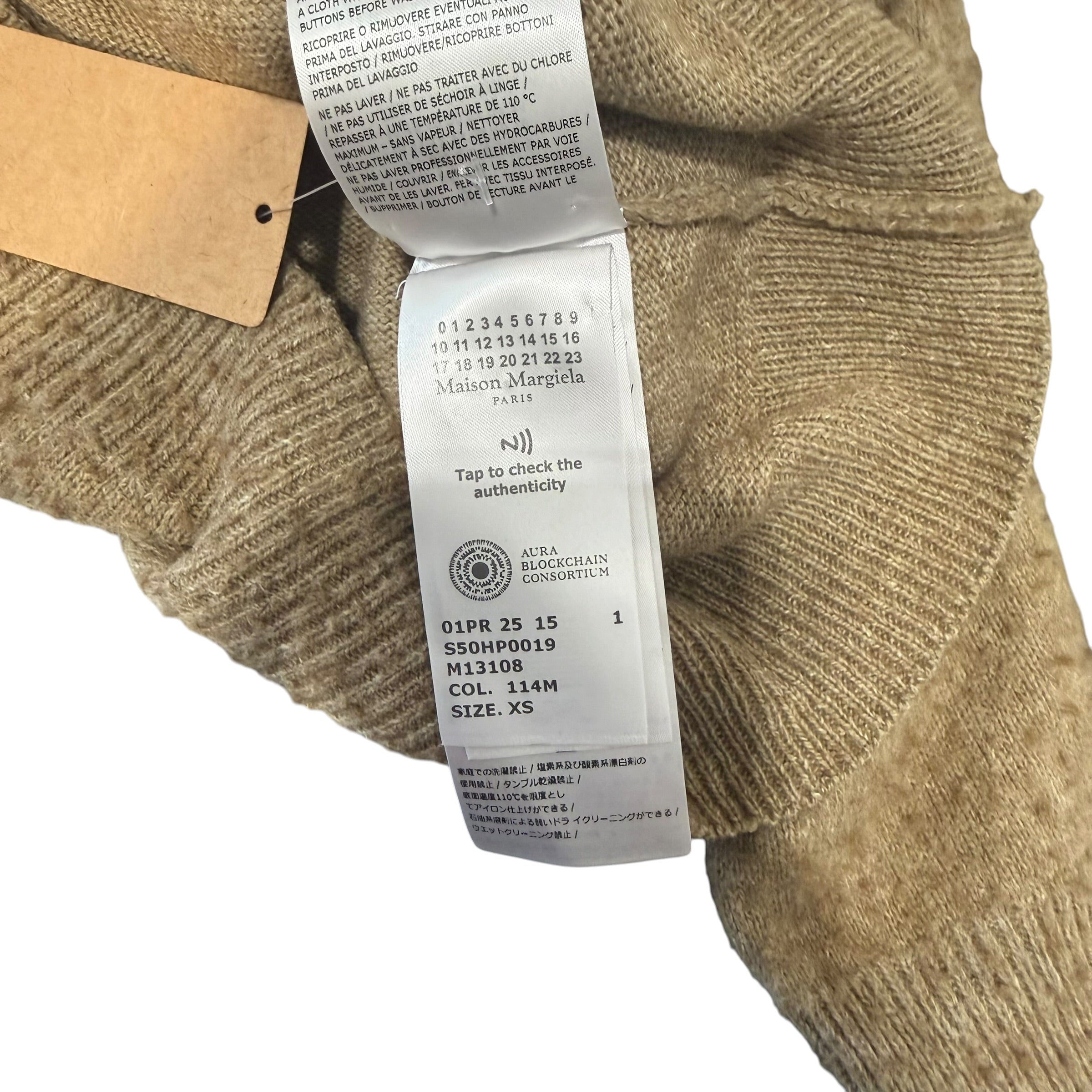 Maison Margiela/Cardigan/XS/Wool/CML/Frayed Cardigan view 5