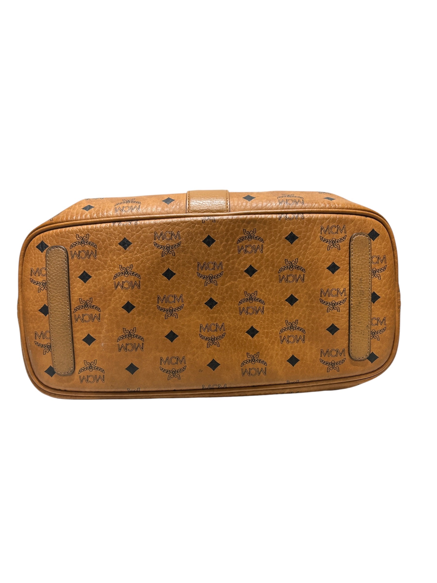 MCM/Tote Bag/Monogram/Hemp/BEG/ view 3