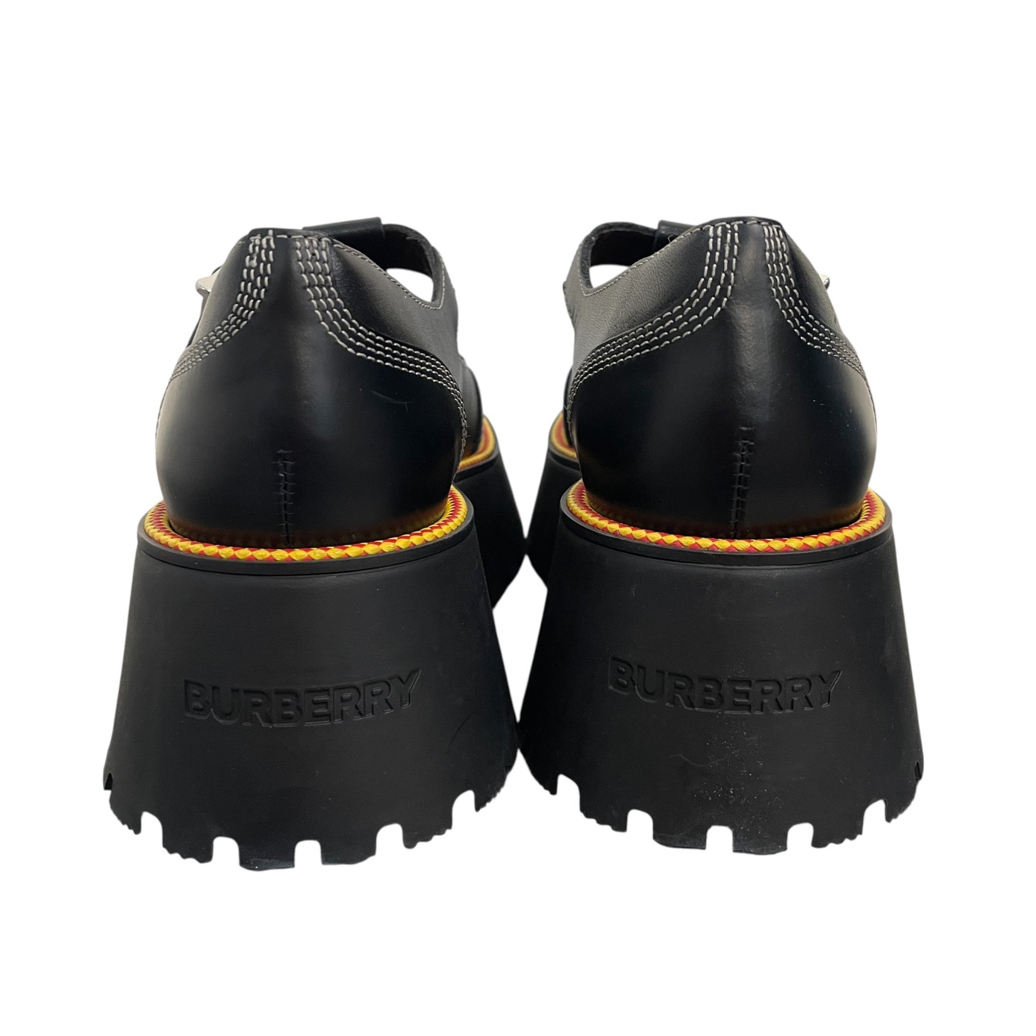 BURBERRY/Shoes/US 6/Leather/BLK/ view 3