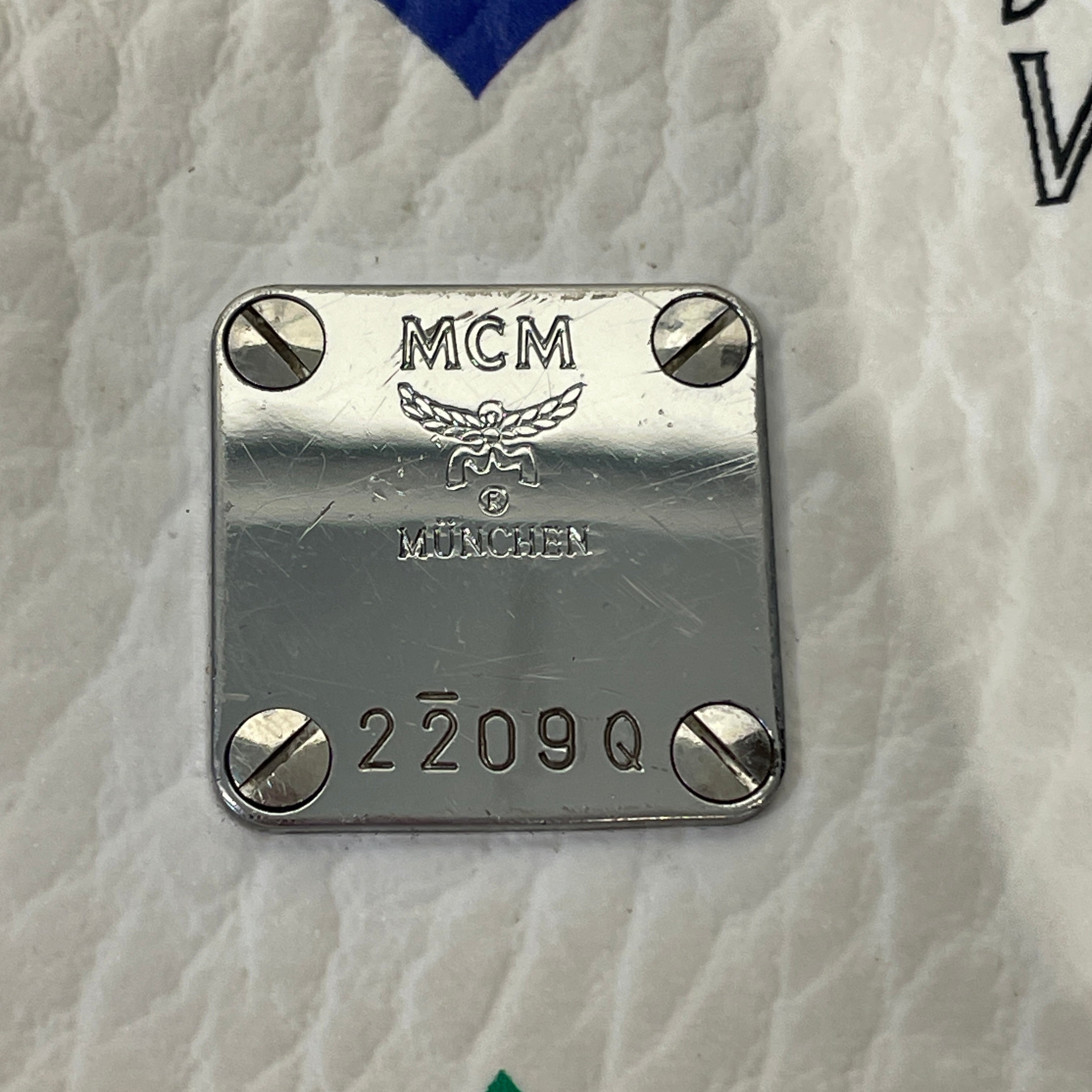 MCM/Cross Body Bag/Monogram/Leather/WHT/ view 3