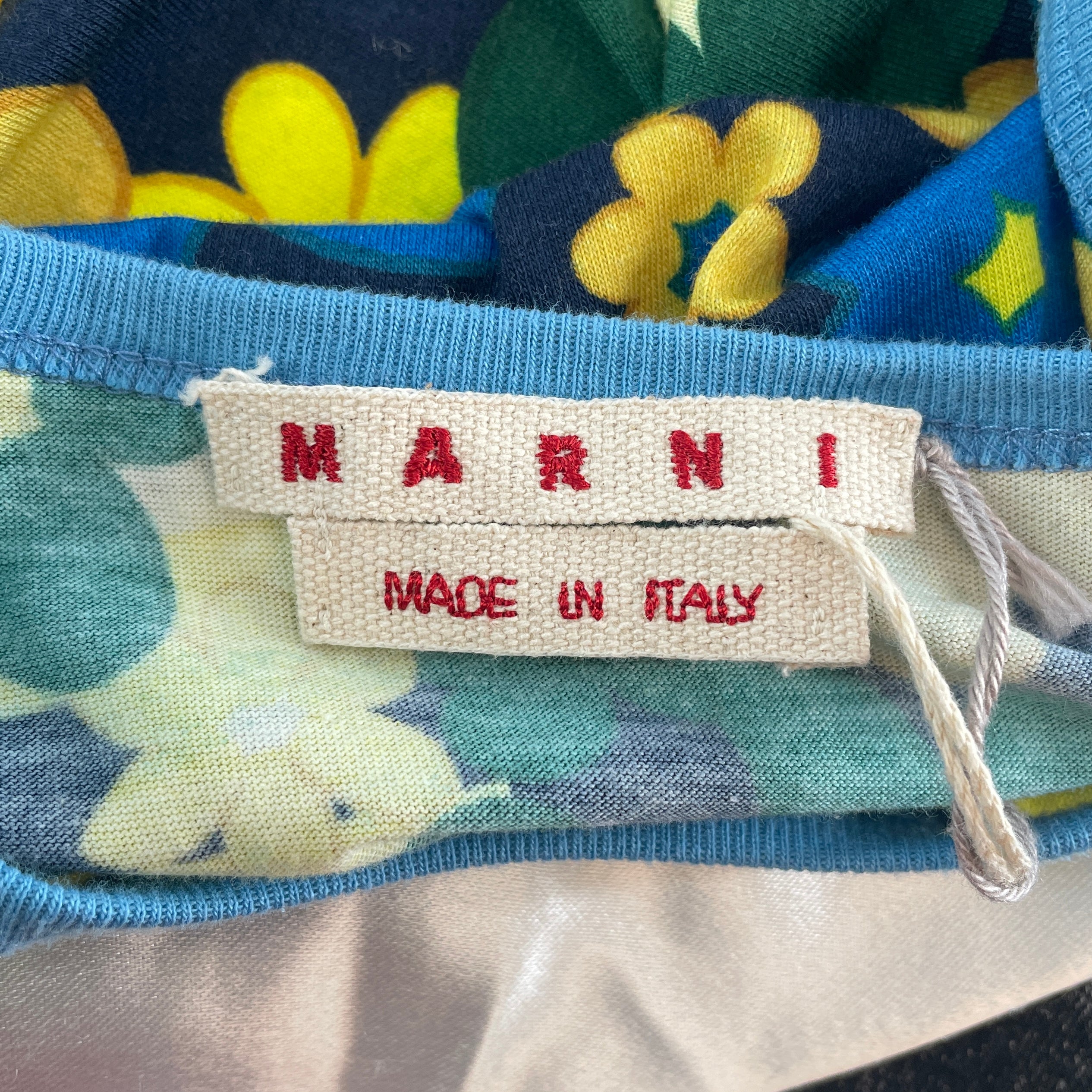 MARNI/Shirt Dress/42/Floral Pattern/Cotton/MLT/SILK CHEST CARTOON FLWR TANK view 3