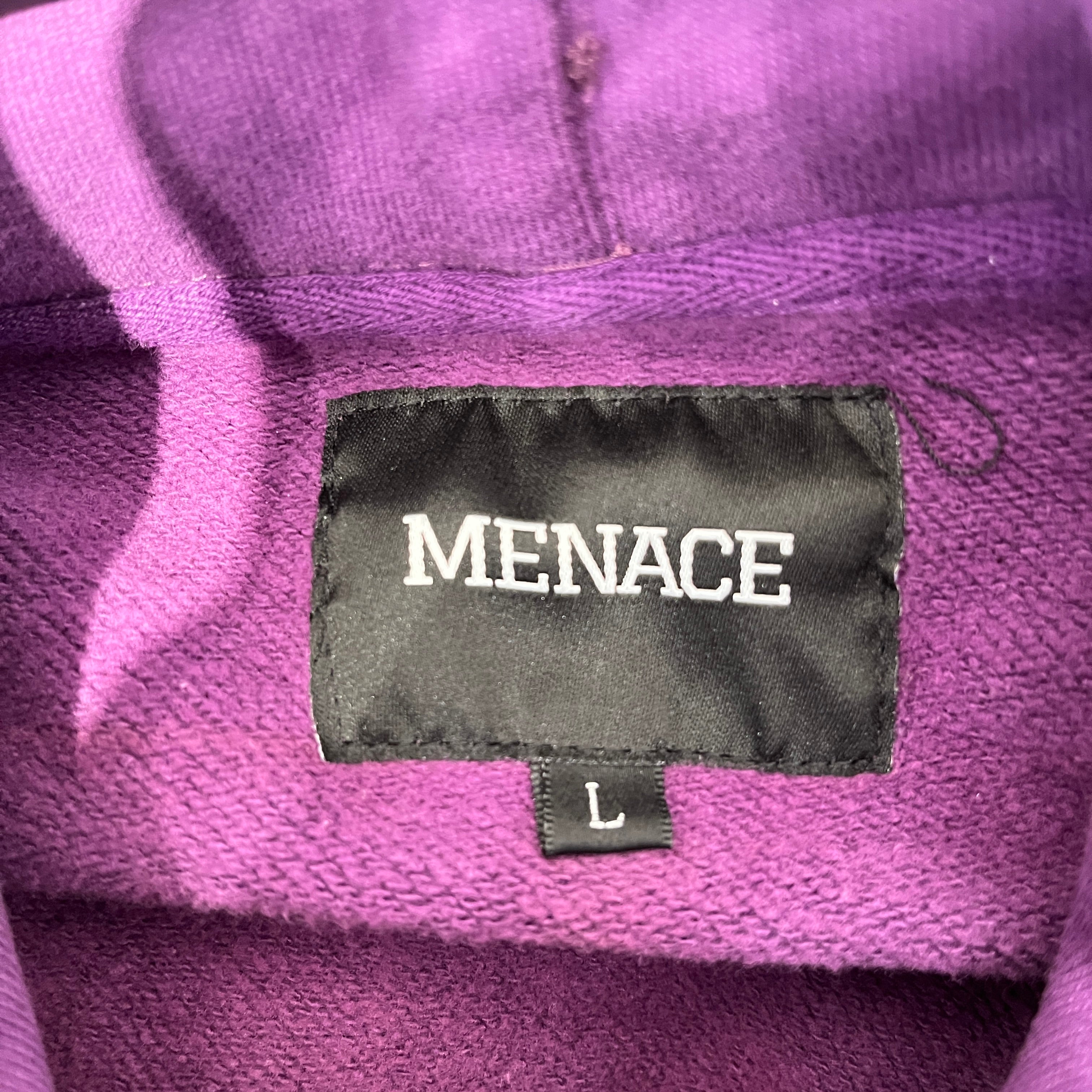 MENACE/Hoodie/L/Cotton/PPL/Oversize/MENACE BEVERLY HILLS HOODIE view 3
