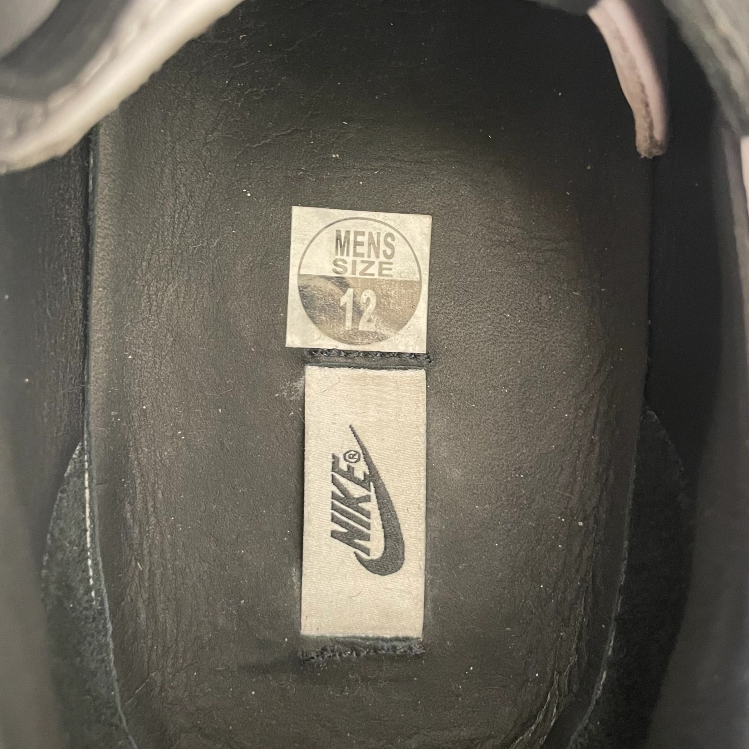 NIKE/Low-Sneakers/US 12/Leather/BLK/LOAFER view 7