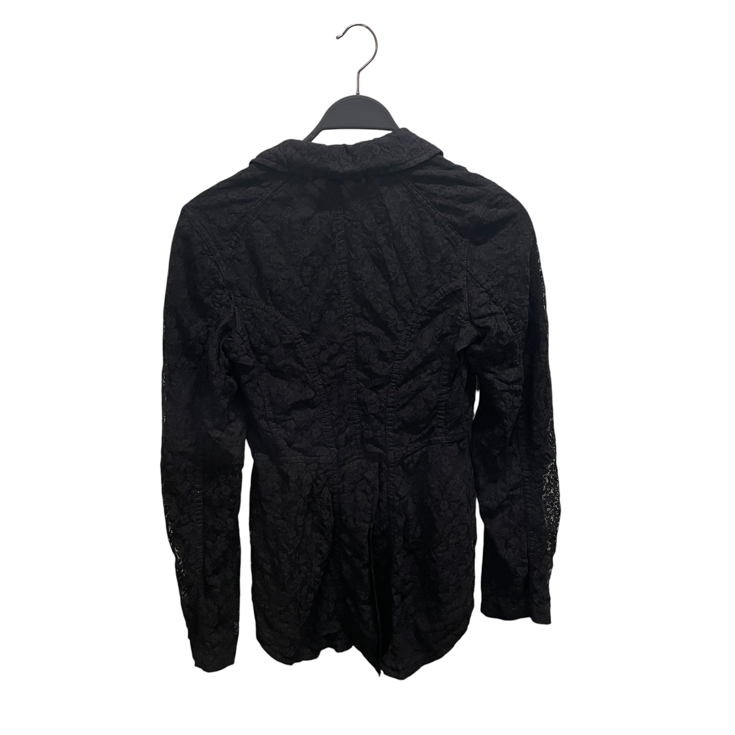 BLACK COMME des GARCONS/Tailored Jkt/LACE BLAZER/LONG TAIL view 2