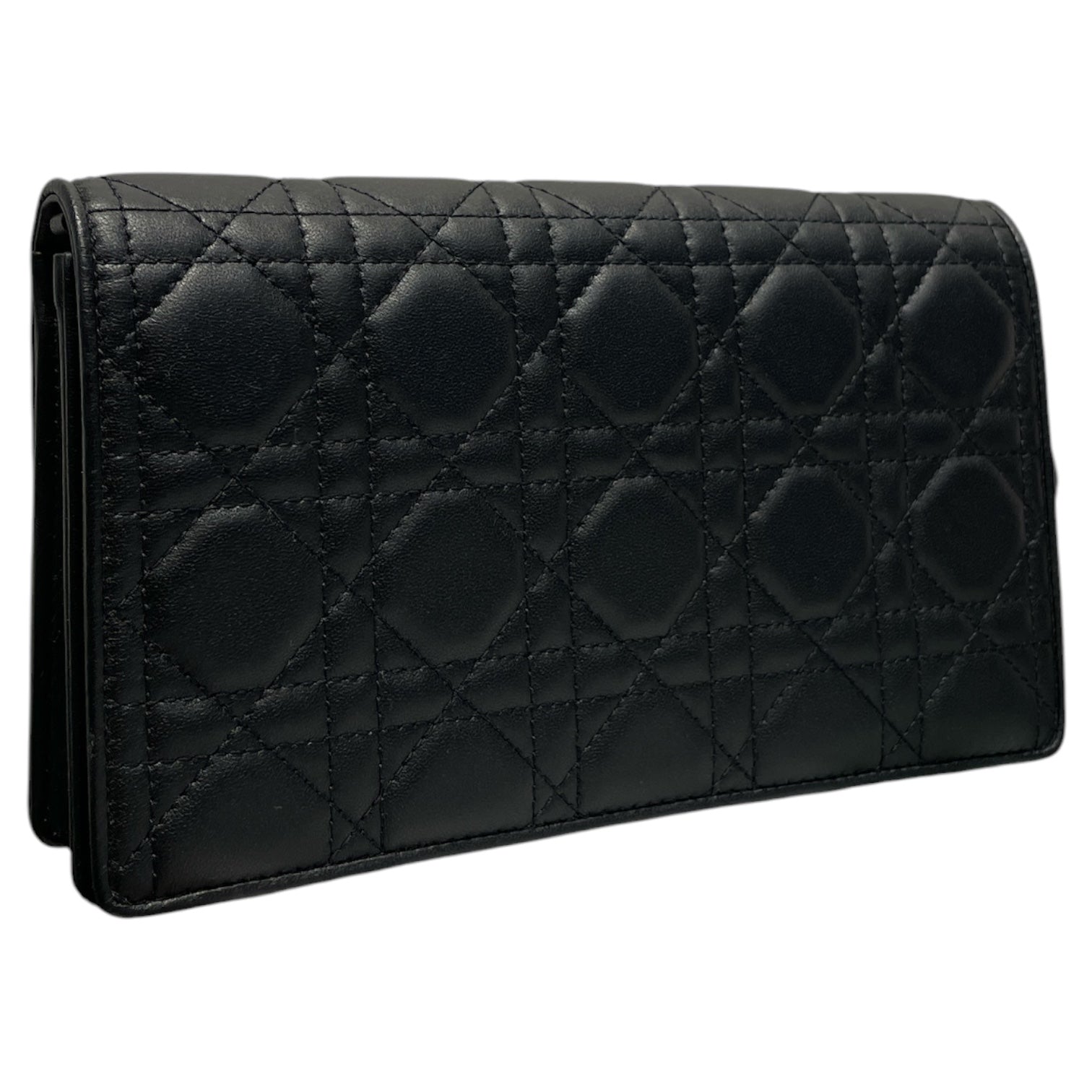Christian Dior/Cross Body Bag/Leather/BLK/Cannage Ultra Matte Chain Bag view 6