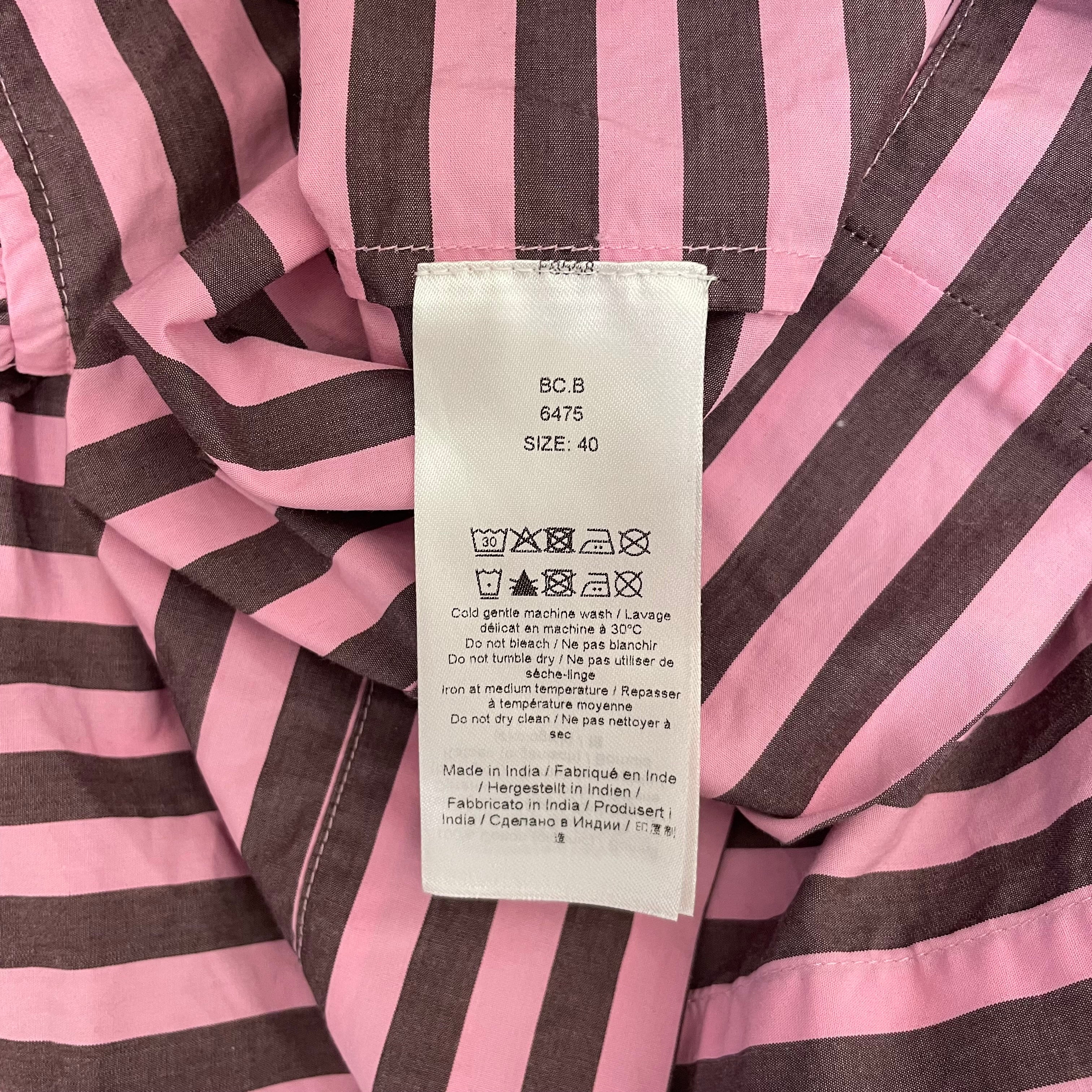 GANNI/Blouse/40/Stripe/Cotton/PNK/ view 4