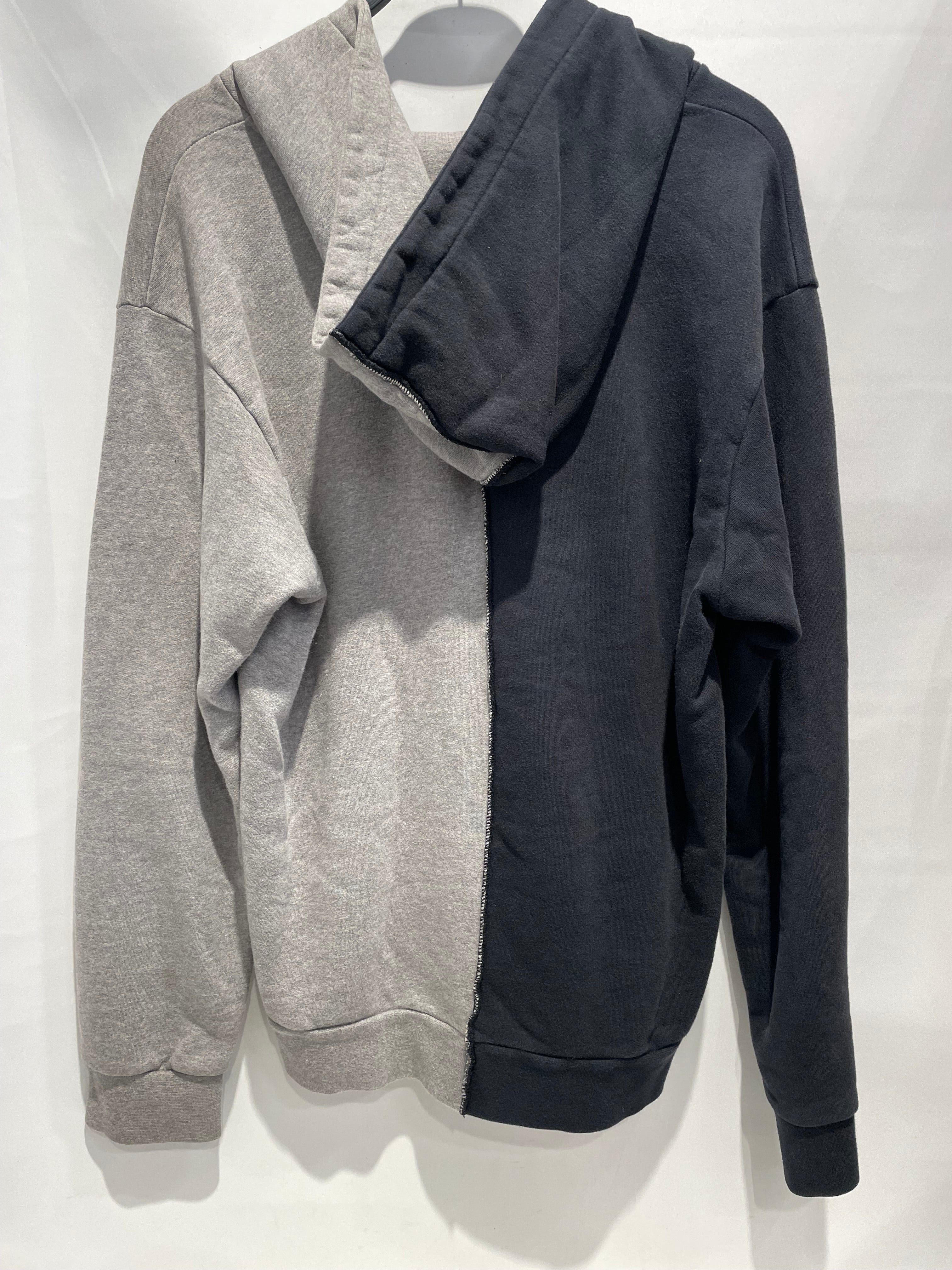 Palm Angels/Hoodie/M/Cotton/MLT/GRY/BLK SPLIT HOODIE view 2
