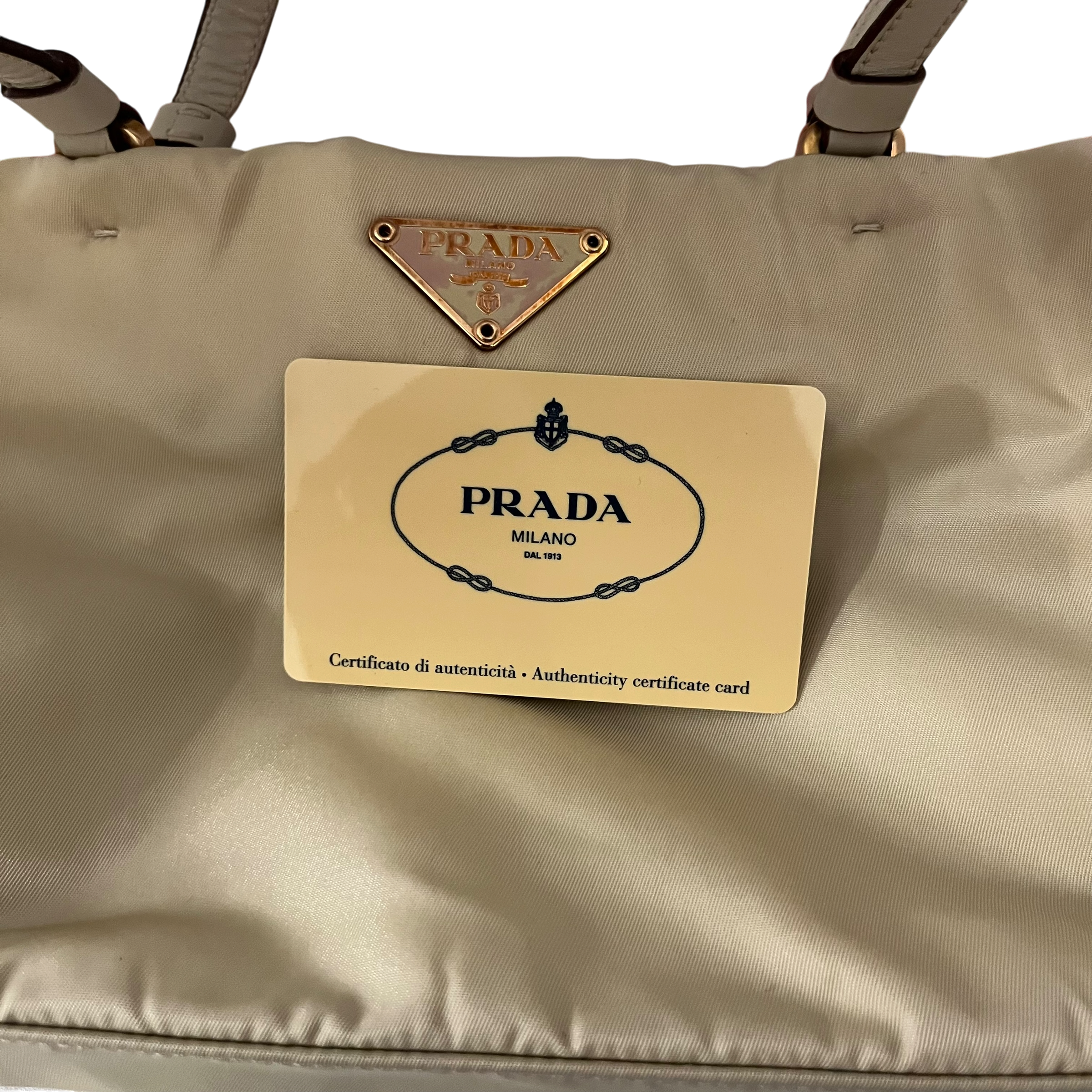 PRADA/Hand Bag/Nylon/CRM/tessuto nylon view 7