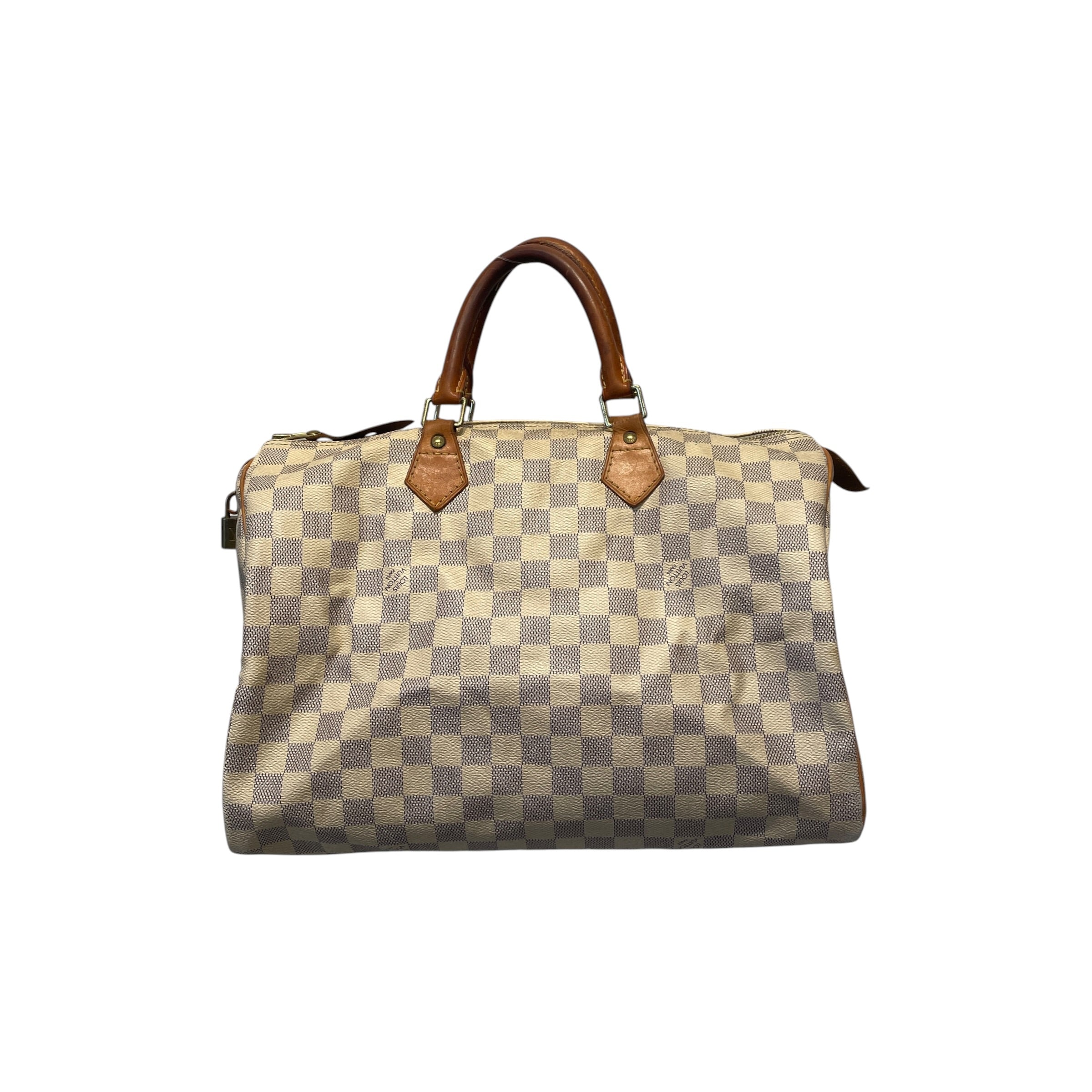 LOUIS VUITTON/Bag/Hombre Check/Leather/CRM/DAMIER AZUR SPEEDY 30 view 1