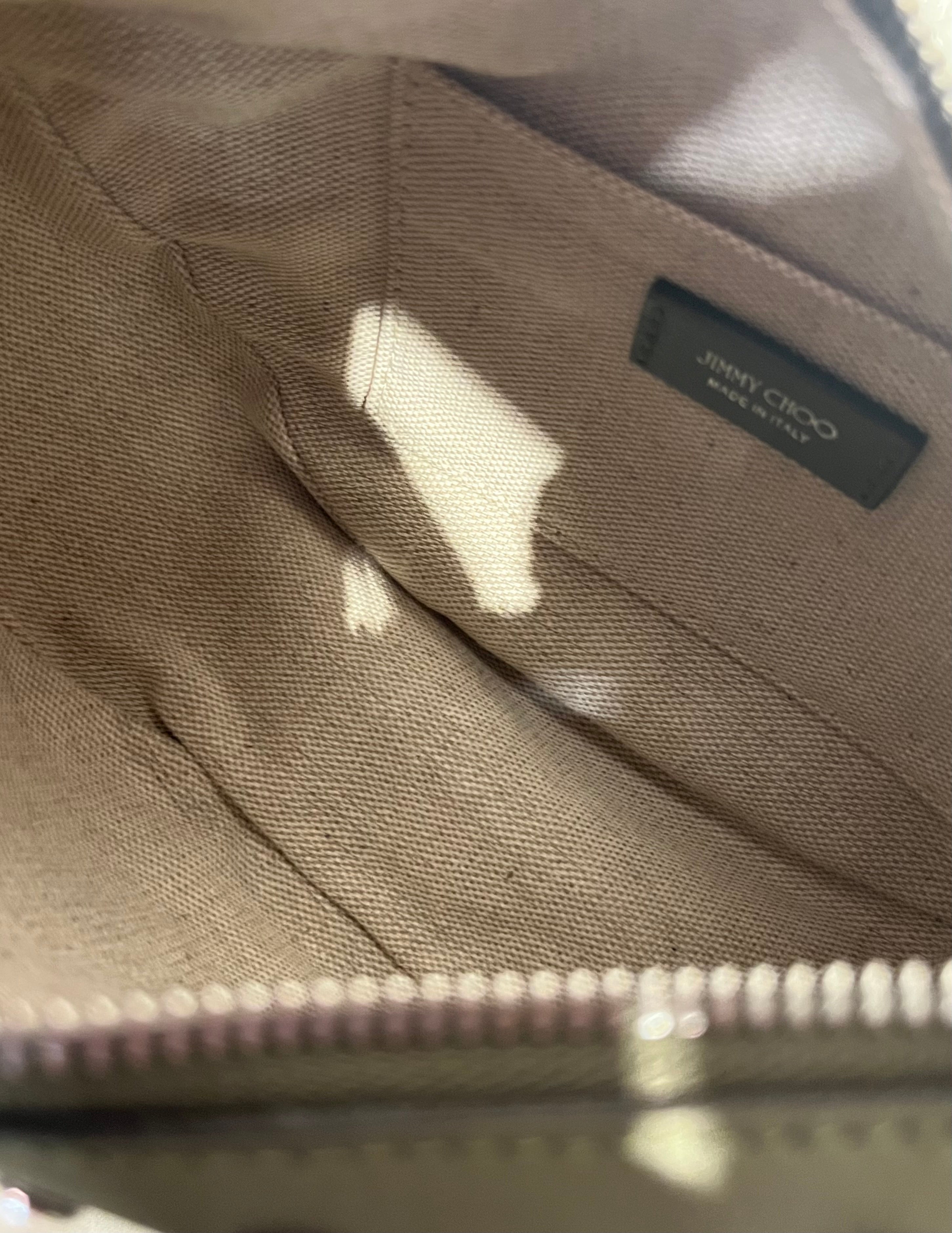 JIMMY CHOO/Bag/Leather/KHK/ view 5