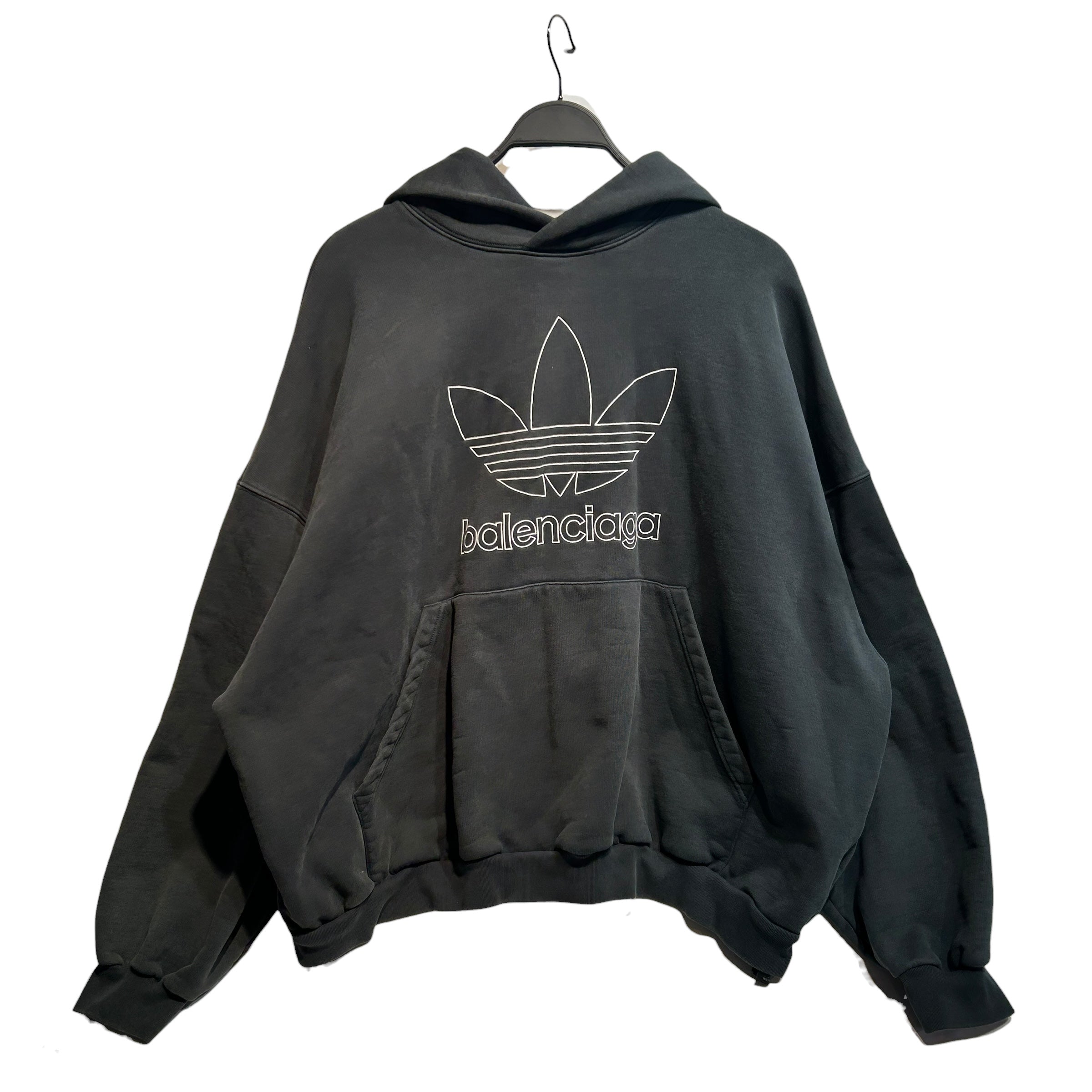 BALENCIAGA/adidas/Hoodie/2/Graphic/Cotton/GRN/TREFOIL view 1
